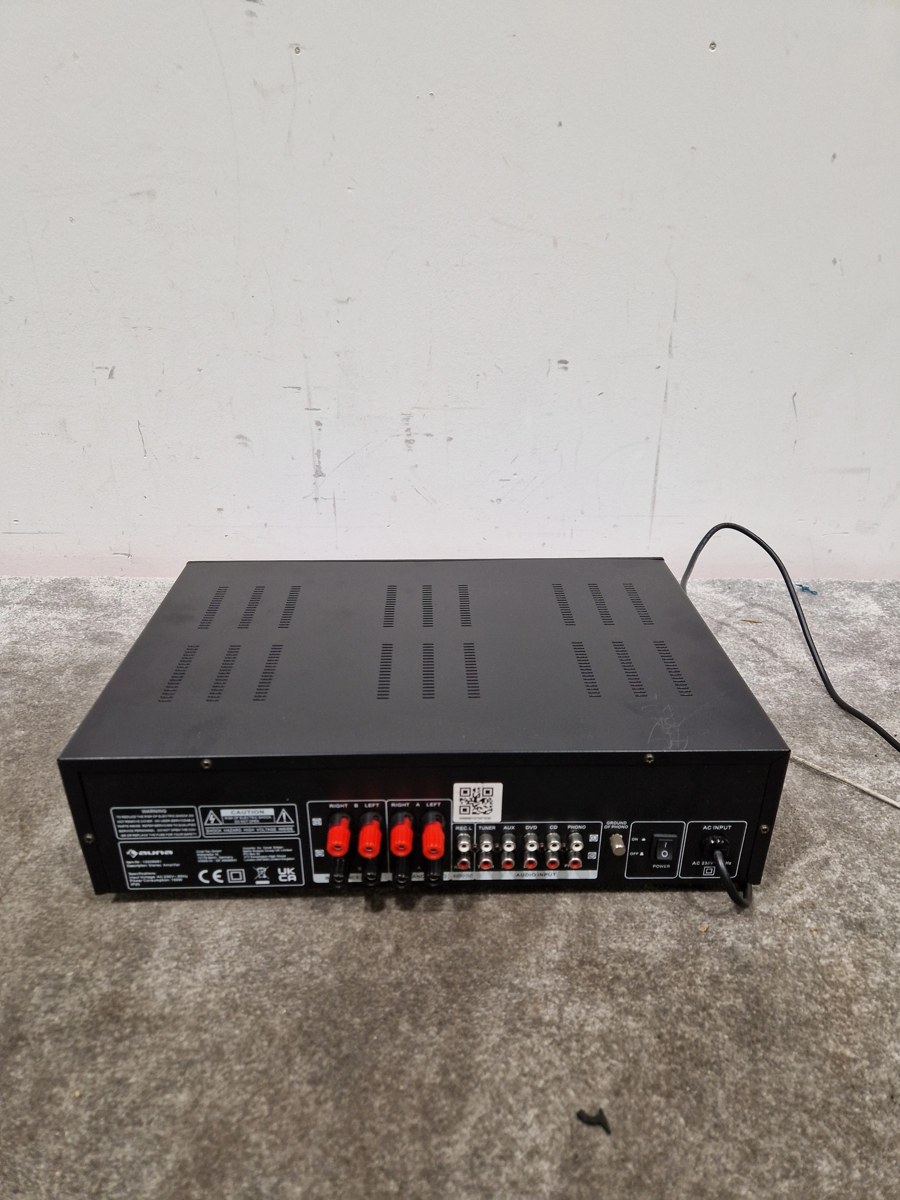 Auna CD-708 - Integrated Amplifier - Black – Integrated Amplifier - Spares or Repair - Image 5