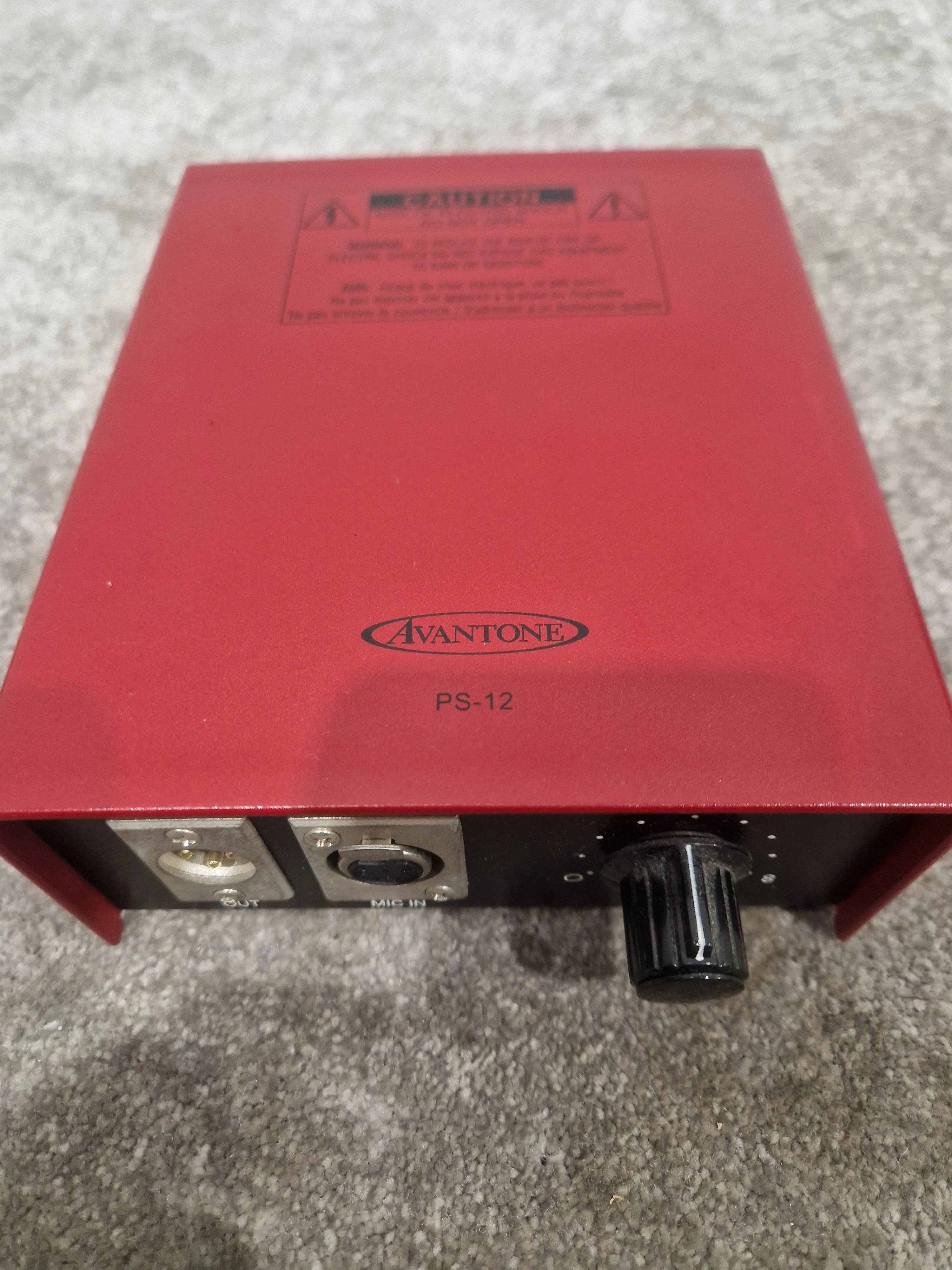 Avantone PS12 And CV-12 - Studio Condenser Microphone - Excellent w/ Hard Case & Microphone Hard case - Image 5