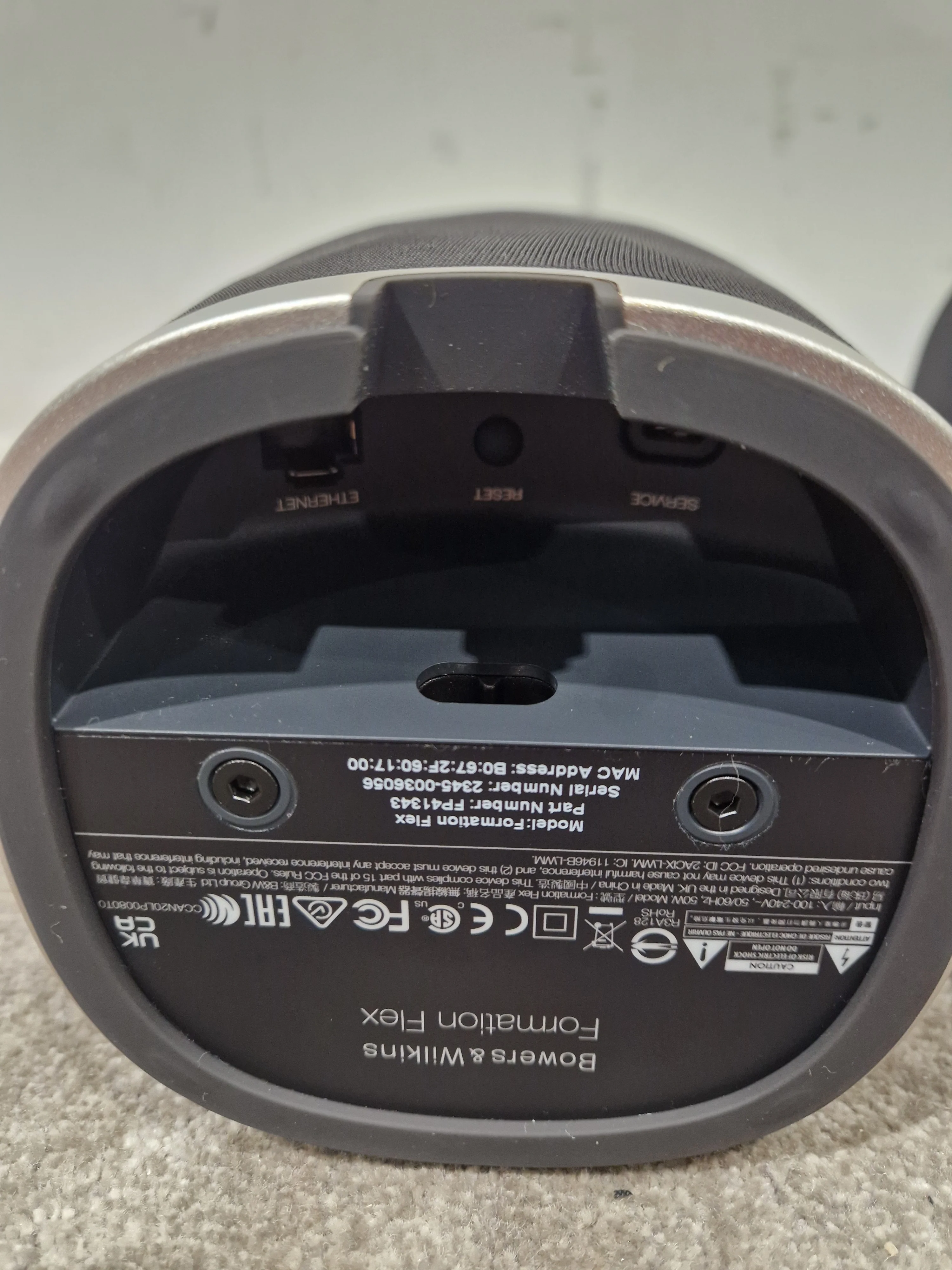 B&W Formation Flex Pair - Wireless Speakers - Pair - Black - Excellent w/ Original Box, Cables & Manuals - Image 8