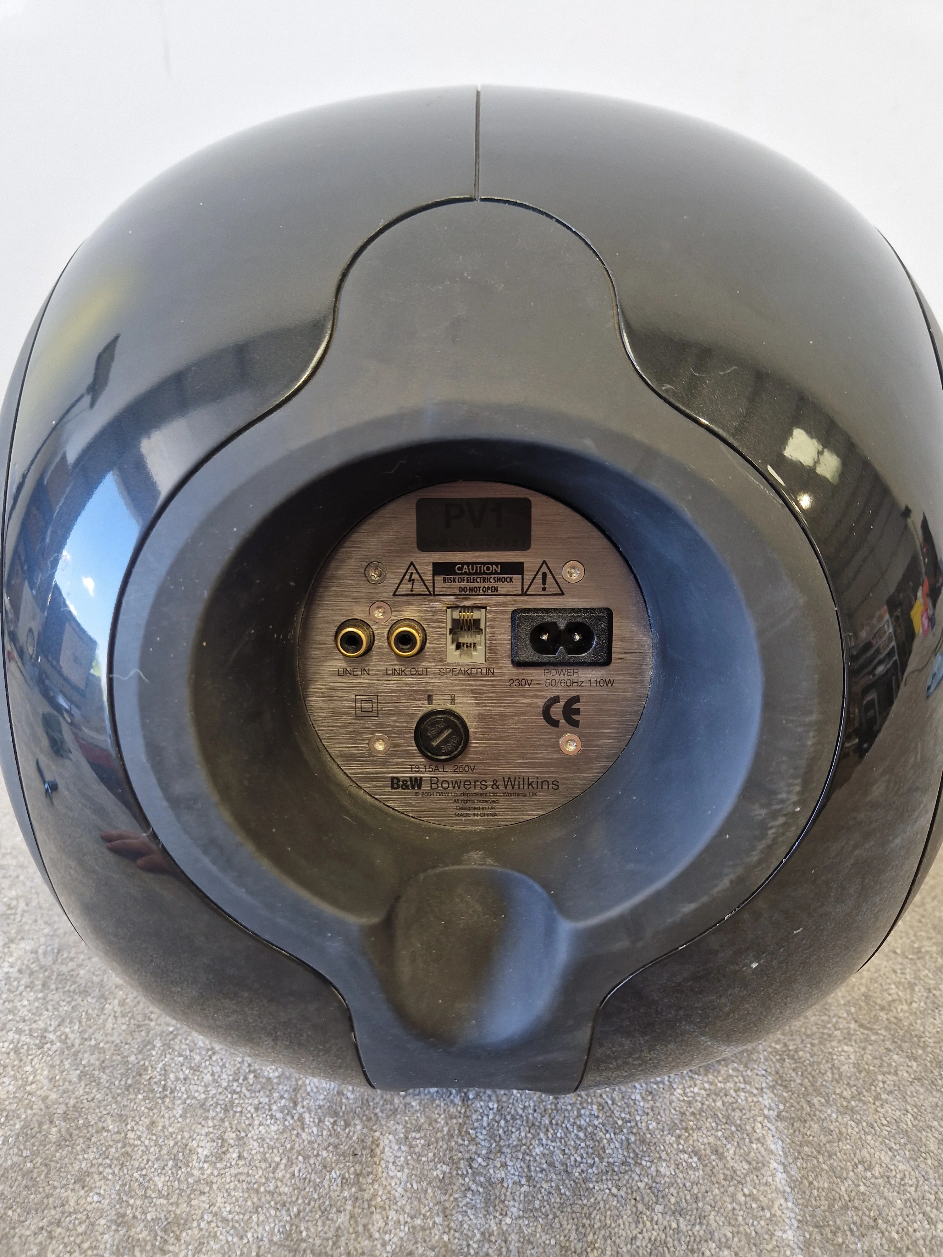 Bowers & Wilkins PV1 Subwoofer – Dual Opposed Drivers & Spherical Cabinet – Very Good - Image 3