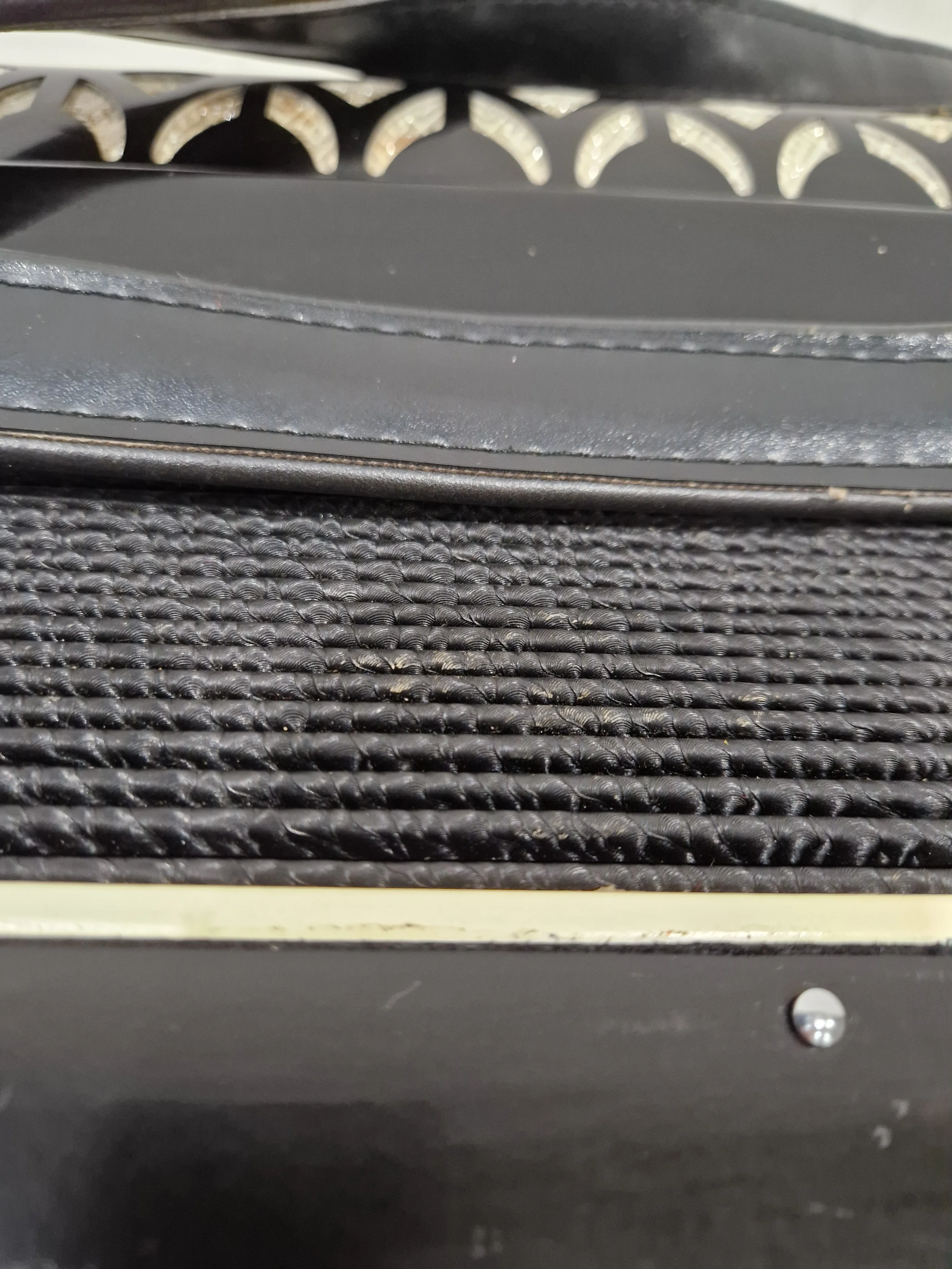 Baile Ballerina Piano Accordion Black Accordion - Well-Preserved Craftsmanship - Good w/ Hard Case - Image 19