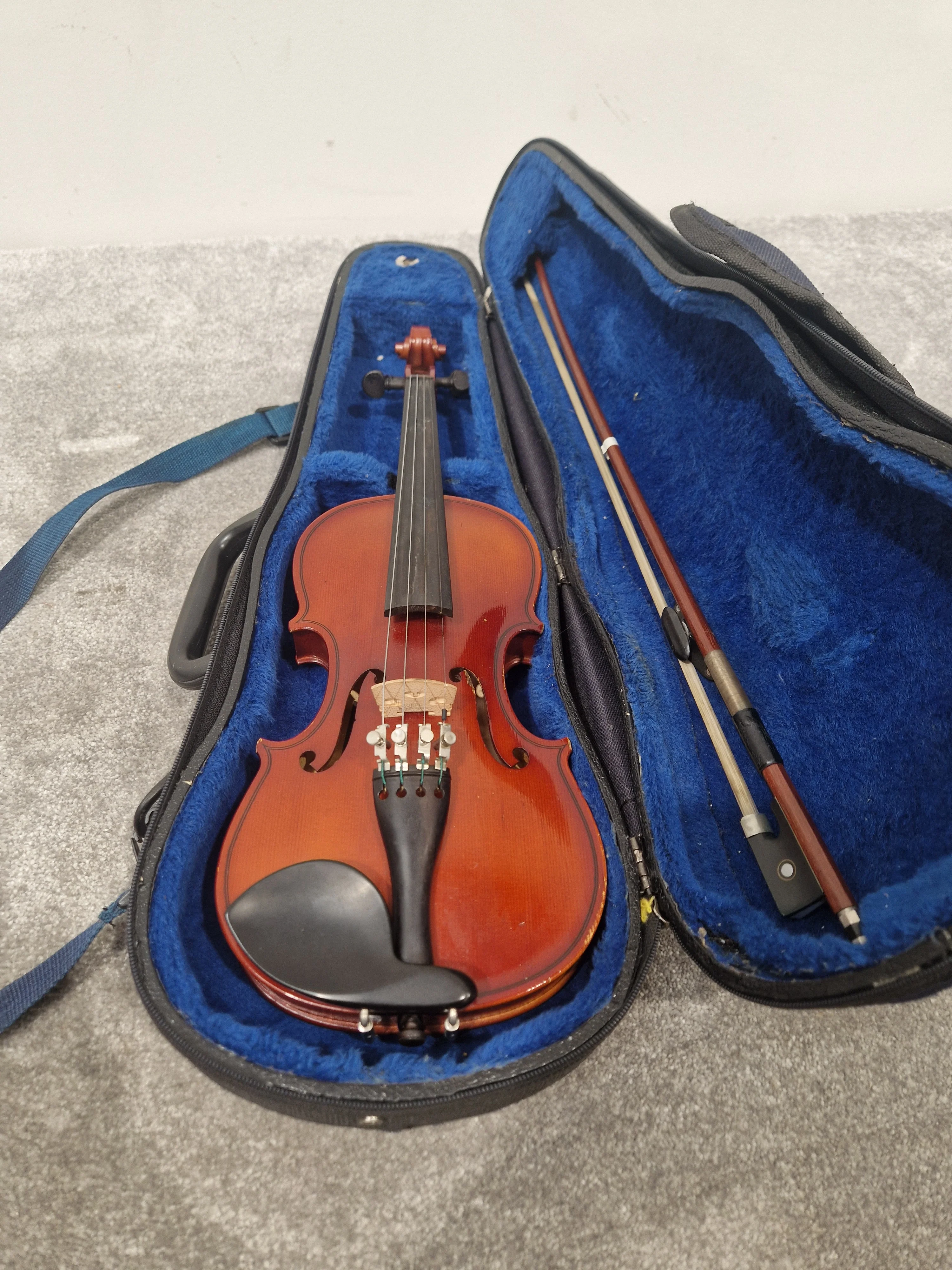 Bankeri Stradivari Model Violin – Seoul Anno 1998 – Good w/ Case - Image 5