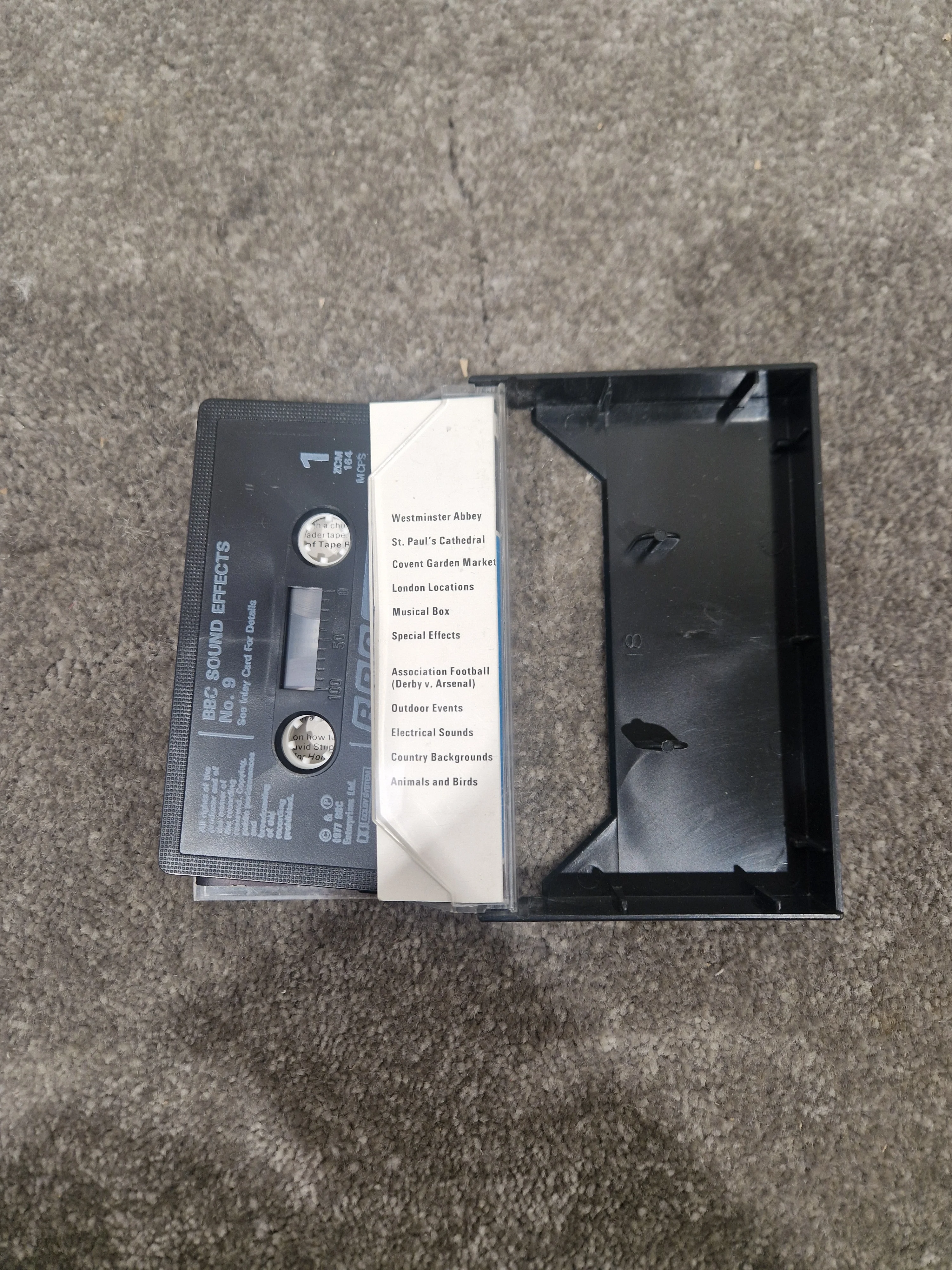 BBC Cassette Tape Sound Effects No.9 Audio Cassette - Vintage Sound Effects, BBC Production - Excellent - Image 3