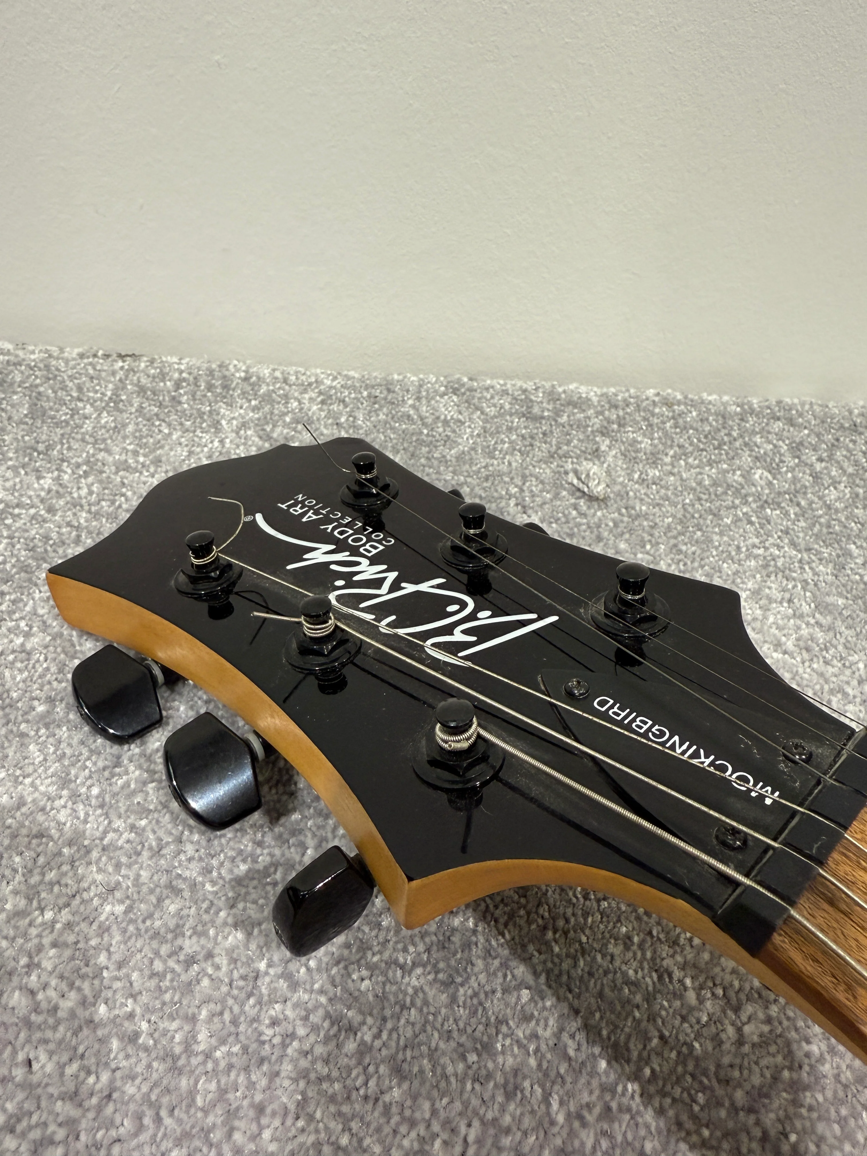 BC Rich Mockingbird Electric Guitar - Body Art Collection with Ritter Soft Case - Image 21