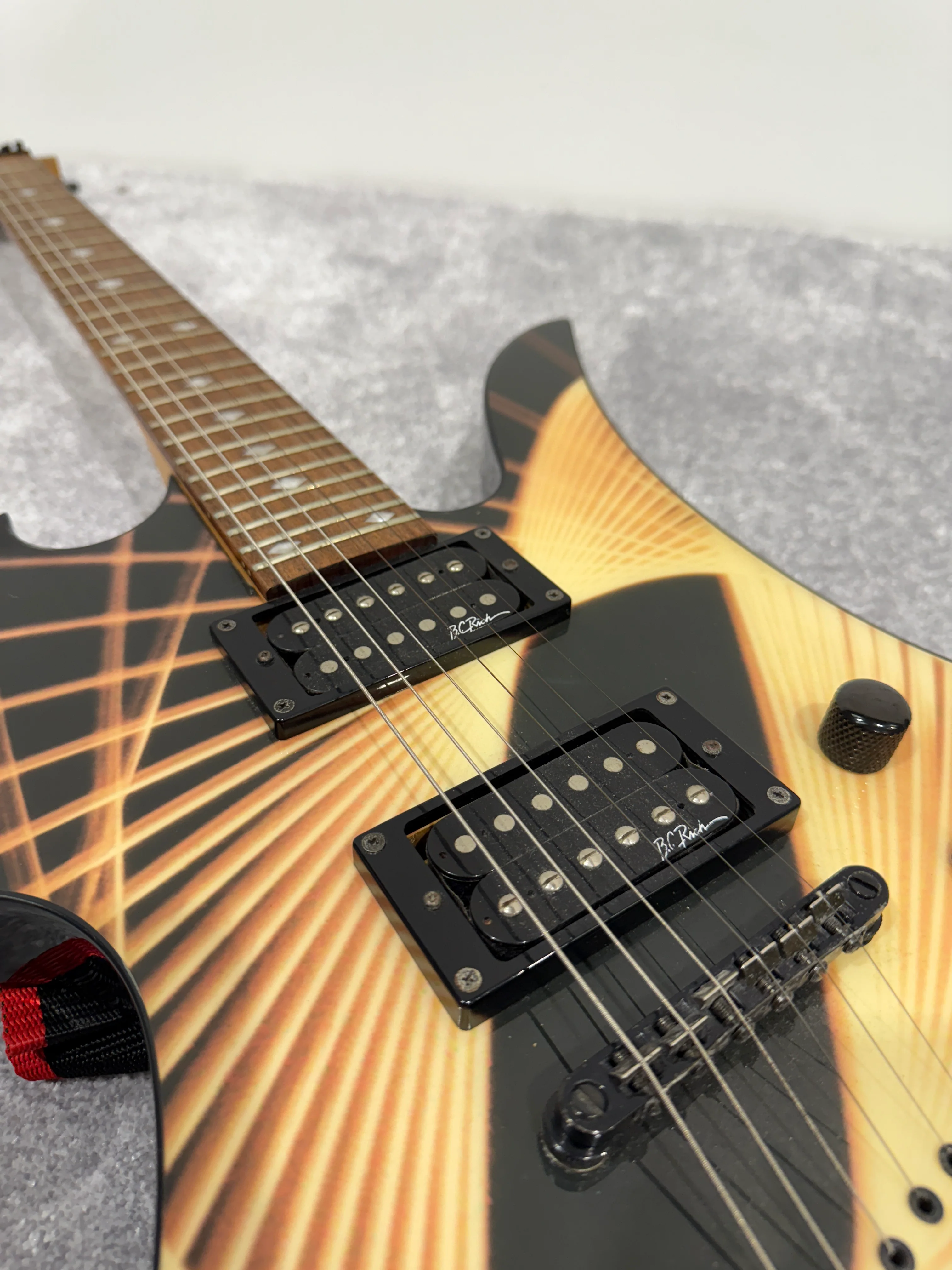 BC Rich Mockingbird Electric Guitar - Body Art Collection with Ritter Soft Case - Image 3