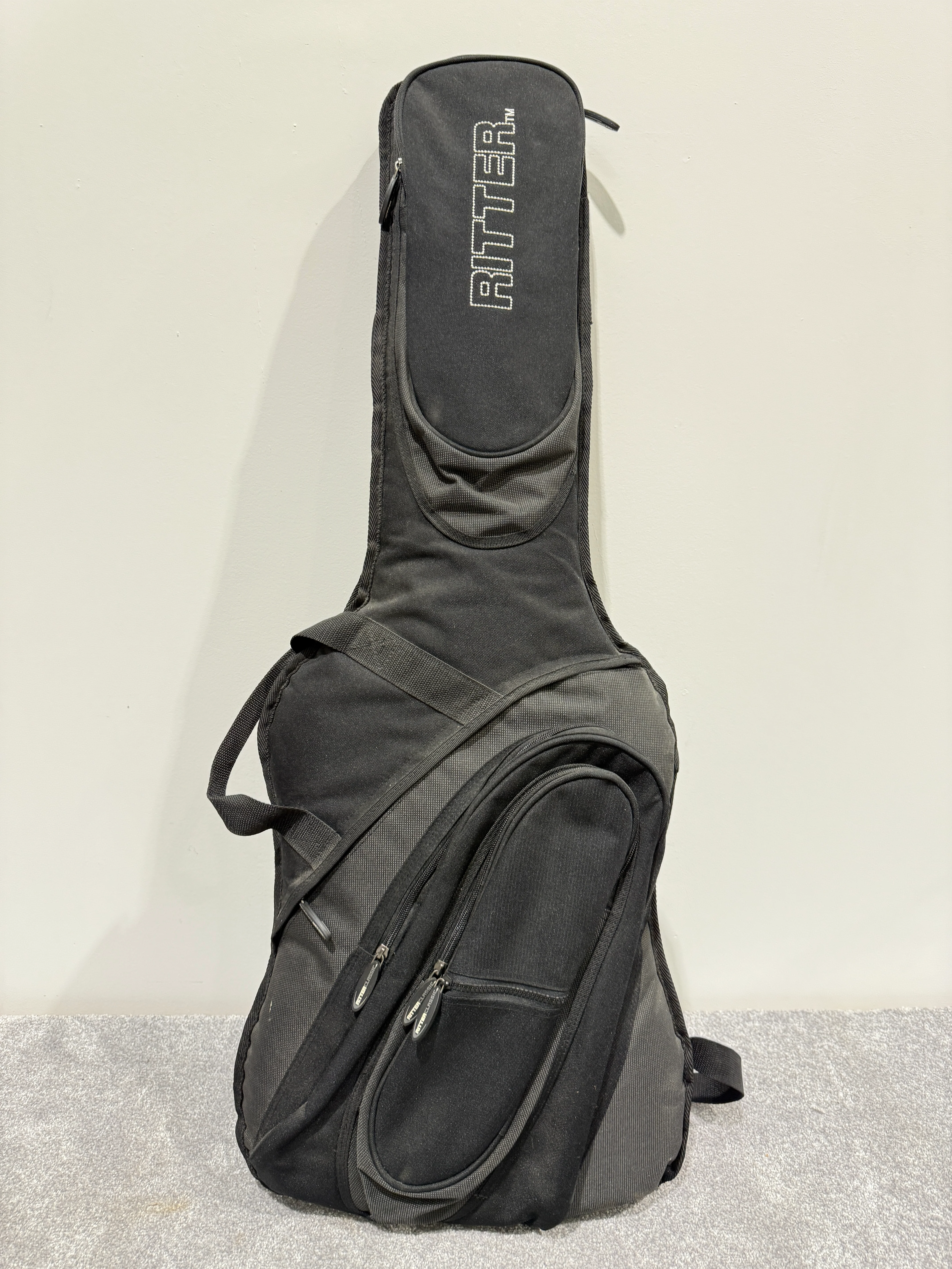 BC Rich Mockingbird Electric Guitar - Body Art Collection with Ritter Soft Case - Image 4