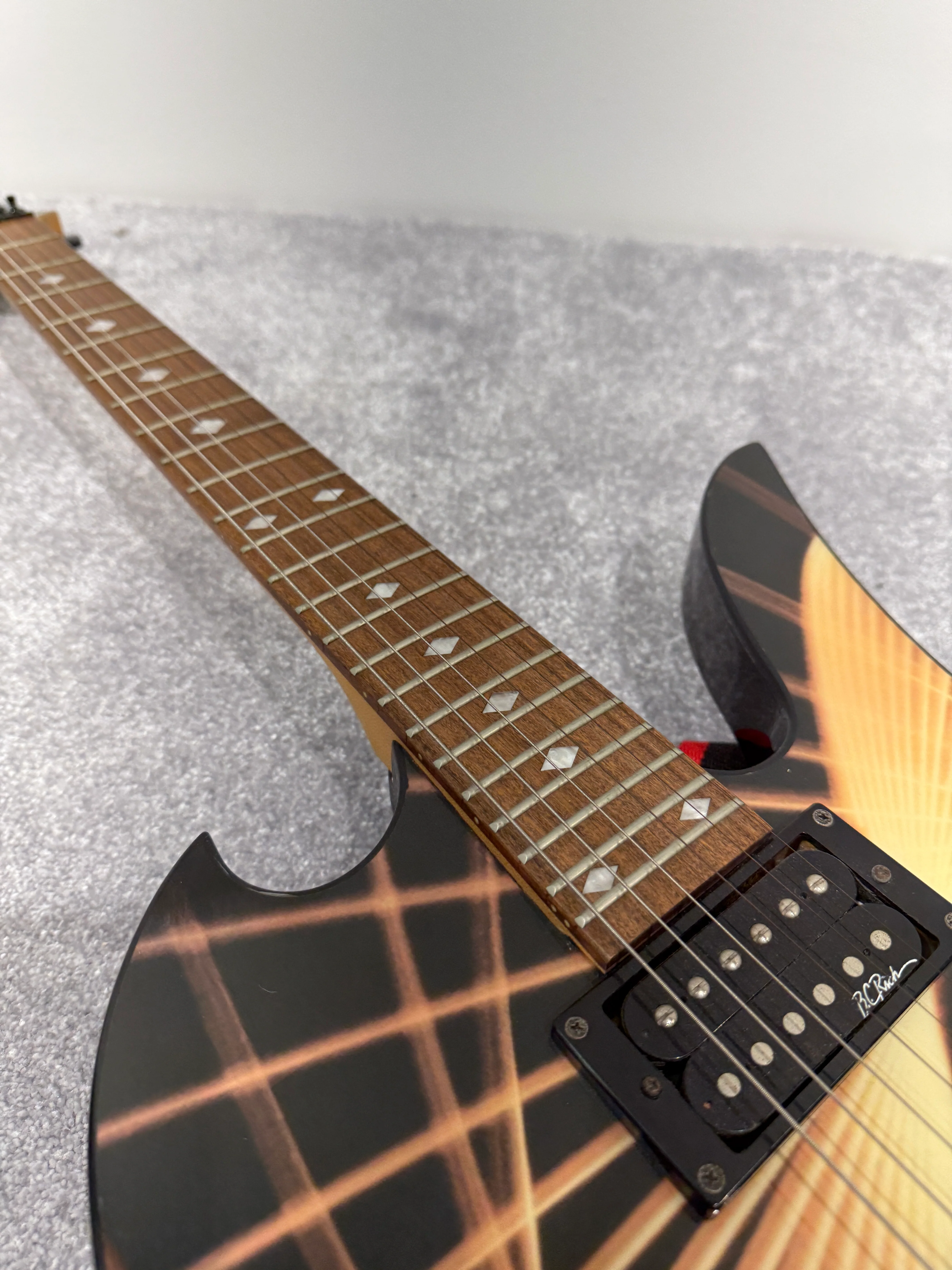 BC Rich Mockingbird Electric Guitar - Body Art Collection with Ritter Soft Case - Image 7