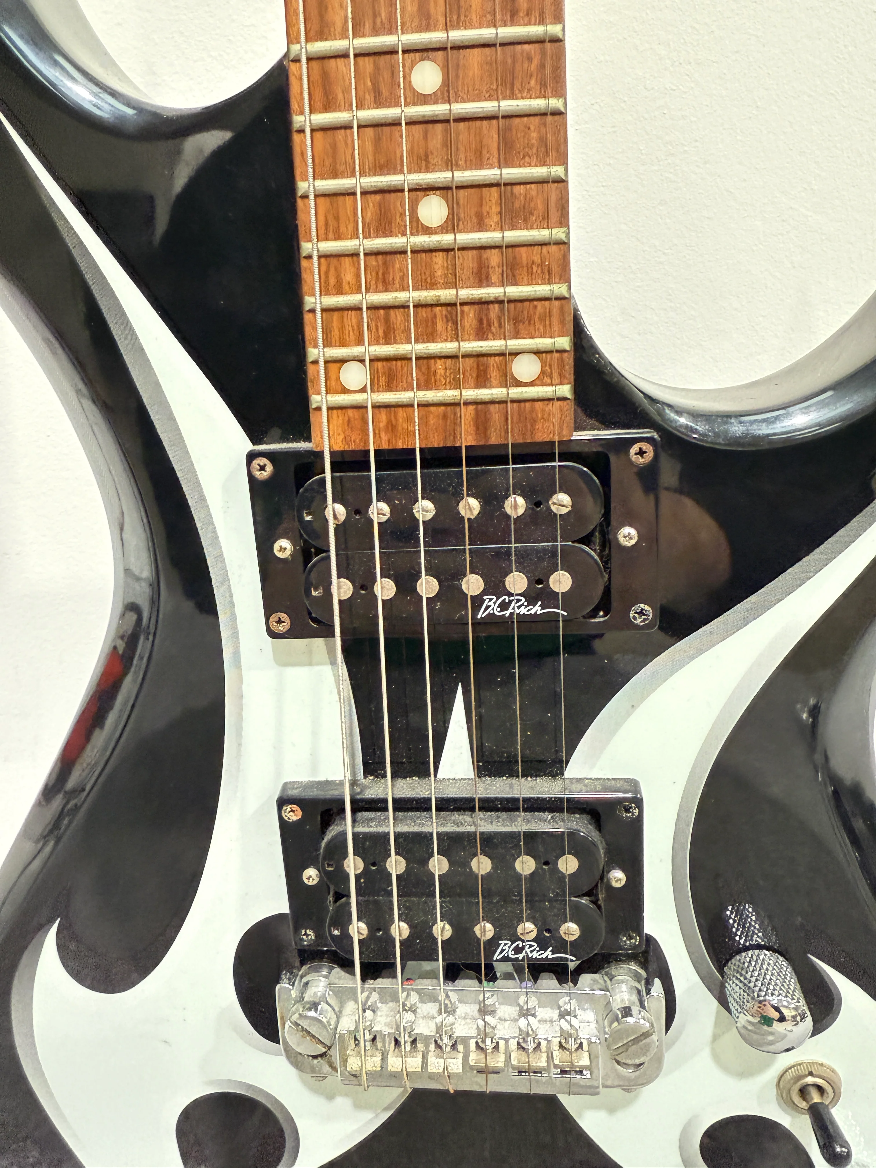 BC Rich Warlock Metal Electric Guitar with New Strap, Strings and Softcase - Image 4