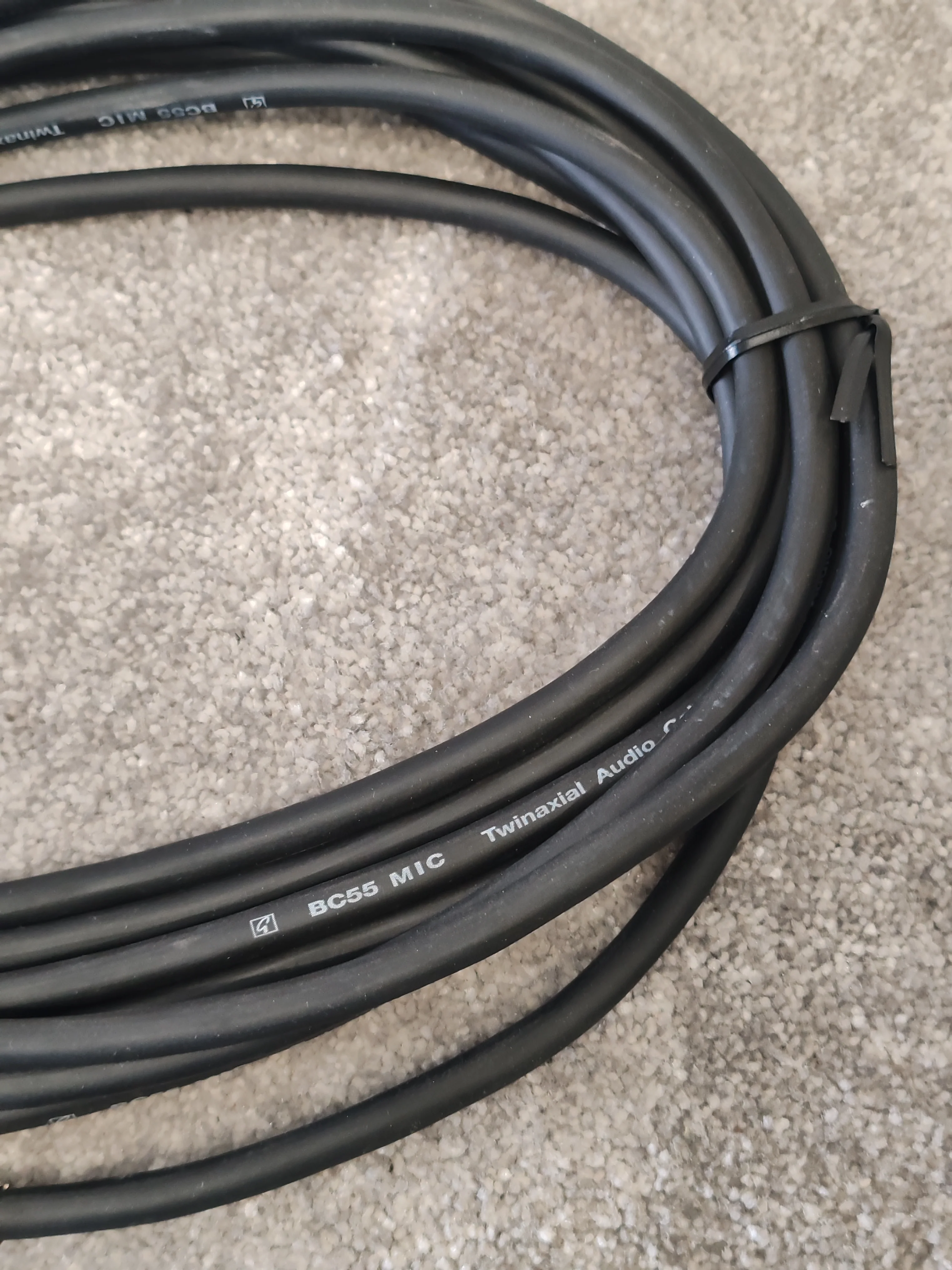 BC55 1/4" TRS Stereo 5M Mic Cable - Twinaxial - Image 3