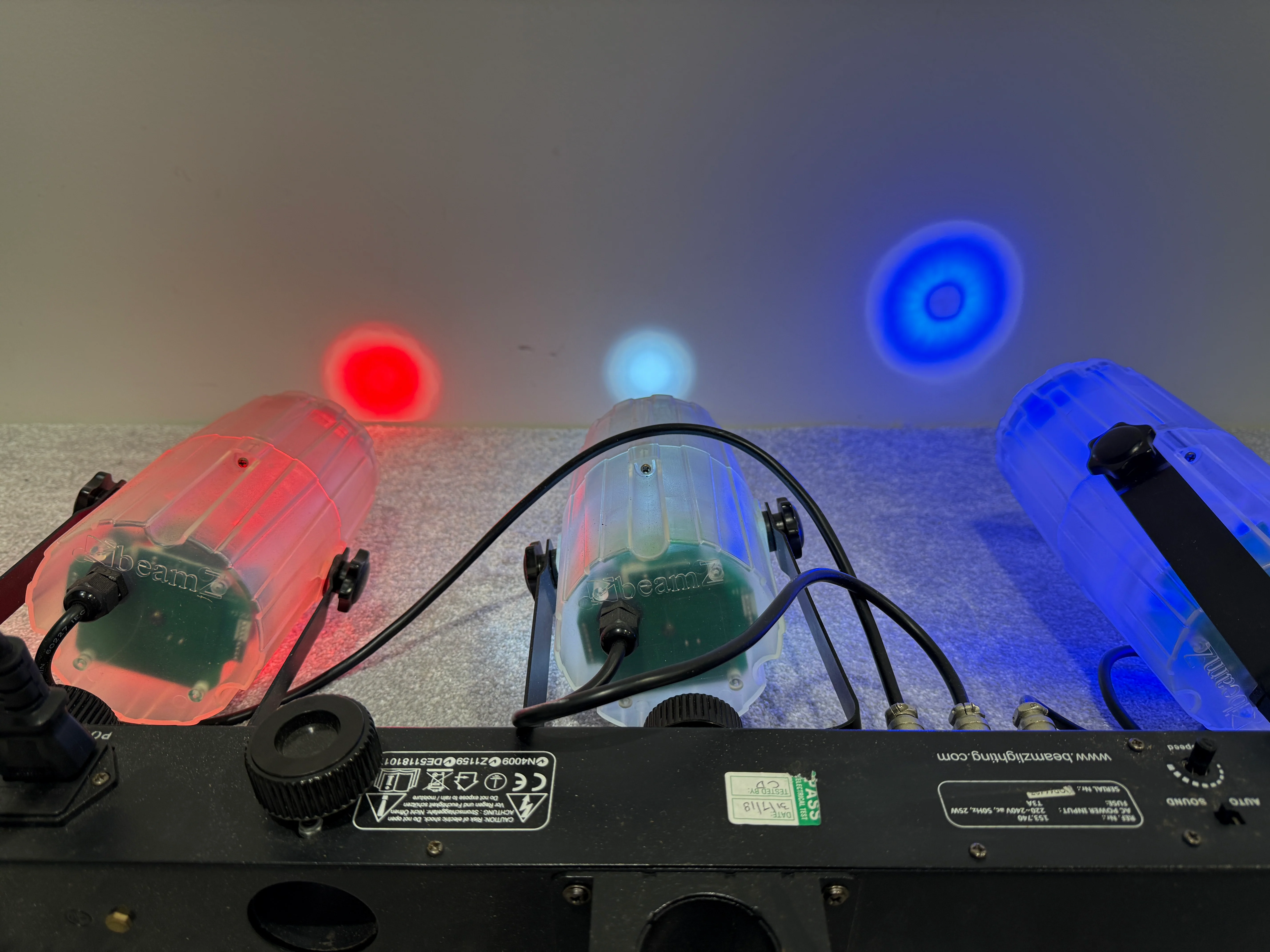Beamz 3Some CL Lighting 153.740 Disco Lights LED - Sound Responsive with Built In Mic - Image 3