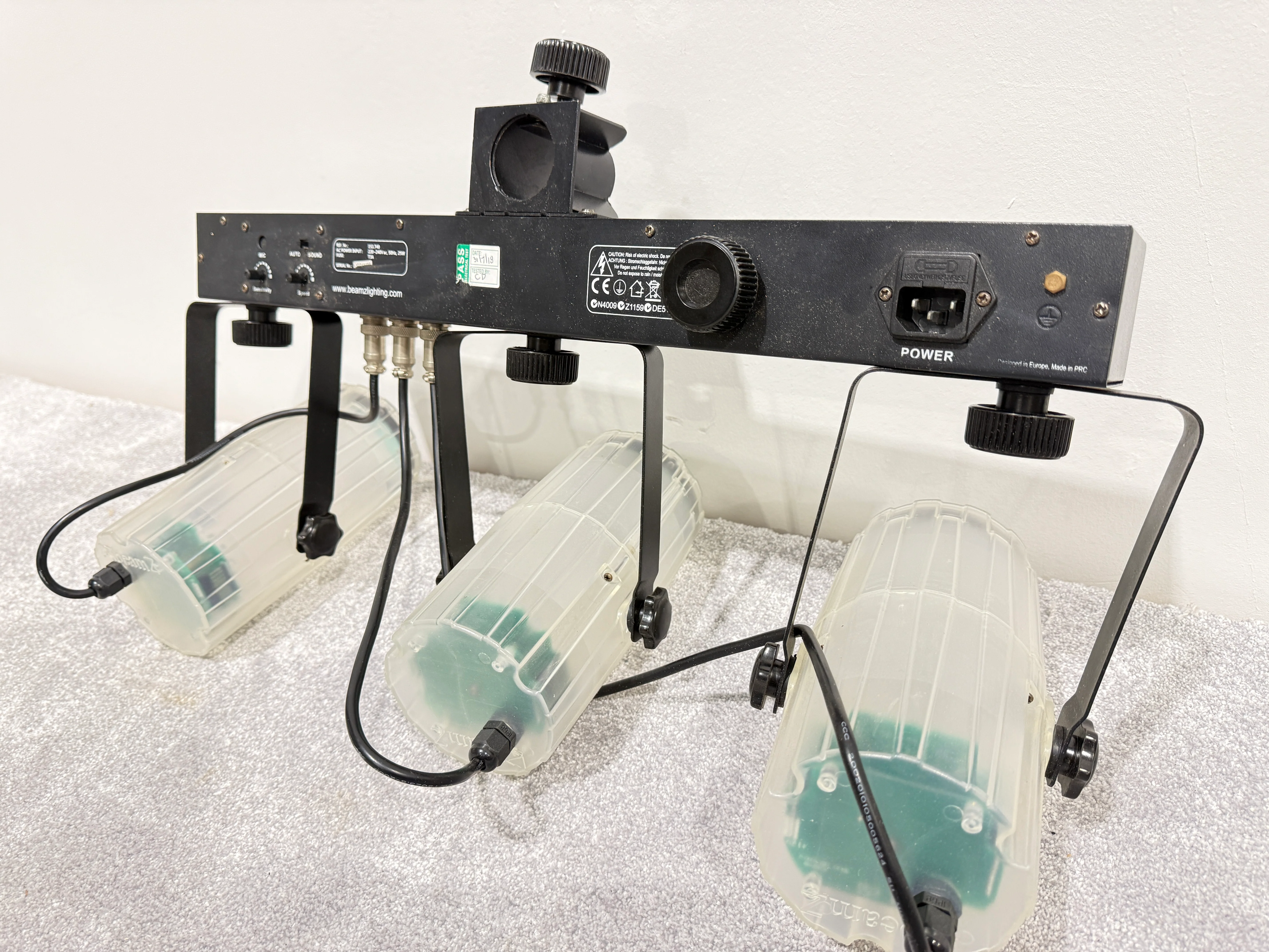 Beamz 3Some CL Lighting 153.740 Disco Lights LED - Sound Responsive with Built In Mic - Image 4
