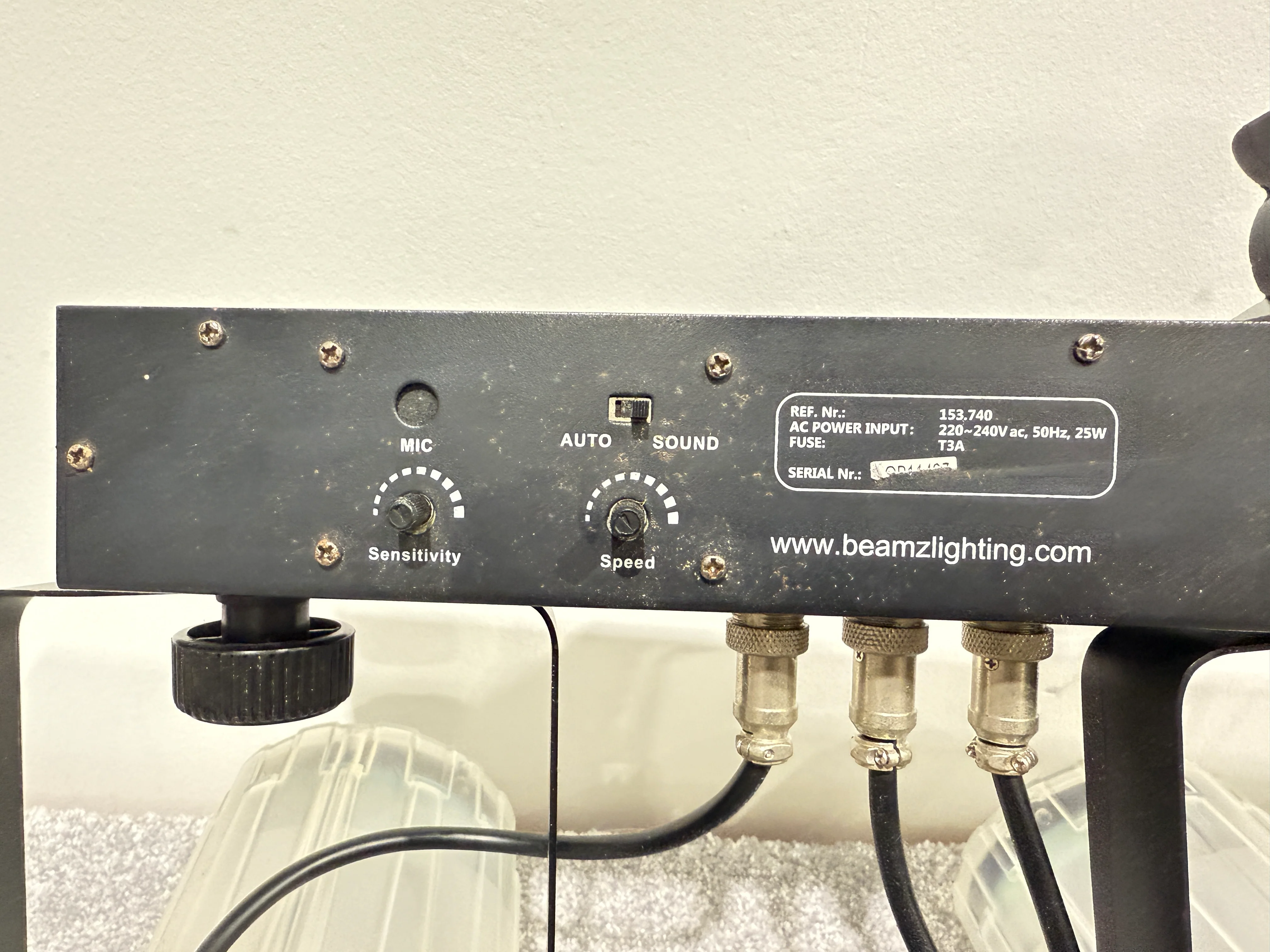 Beamz 3Some CL Lighting 153.740 Disco Lights LED - Sound Responsive with Built In Mic - Image 5