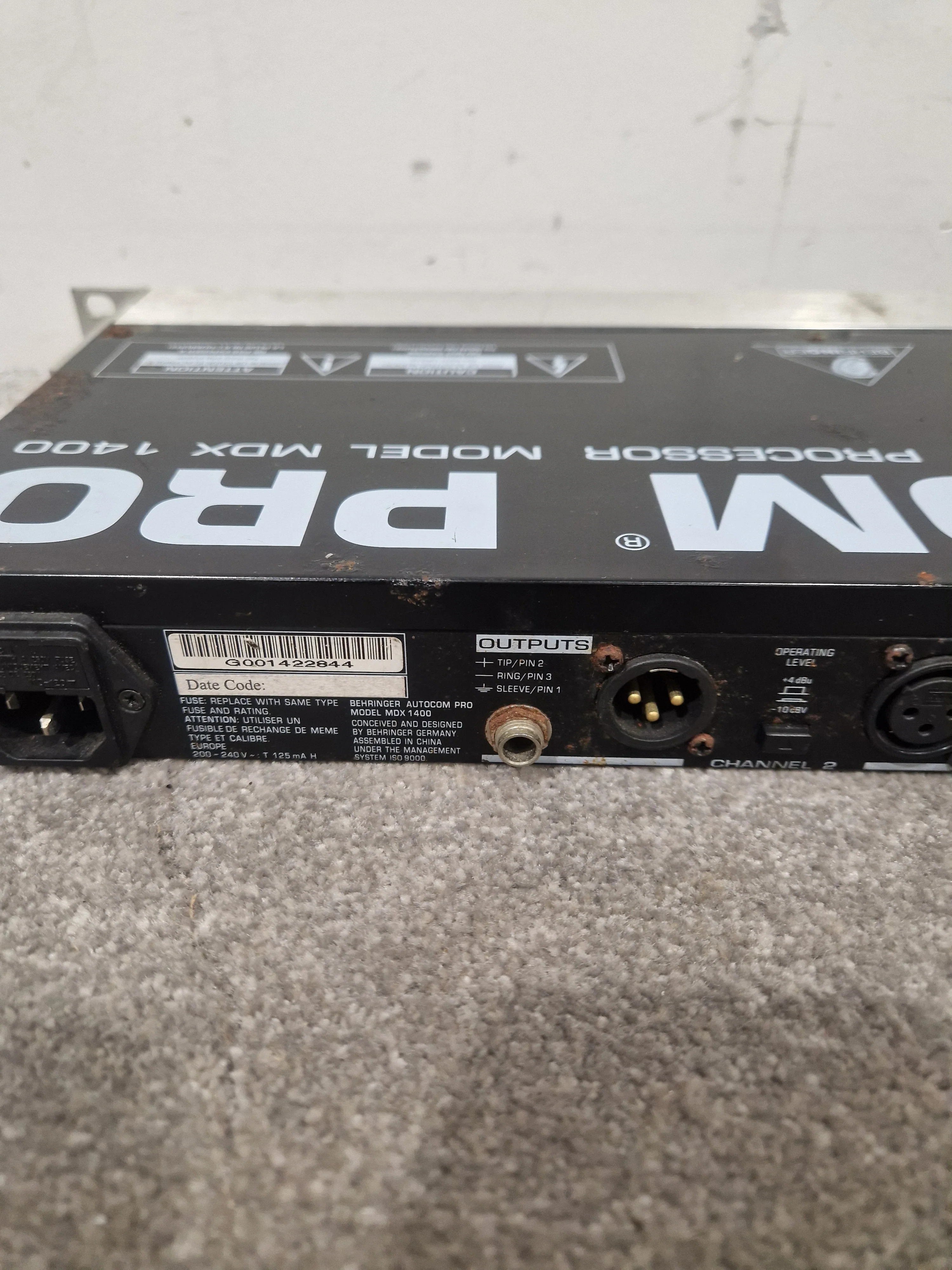 Behringer Autocom Pro MDX 1400 - Audio Dynamics Processor - Fair - Image 20