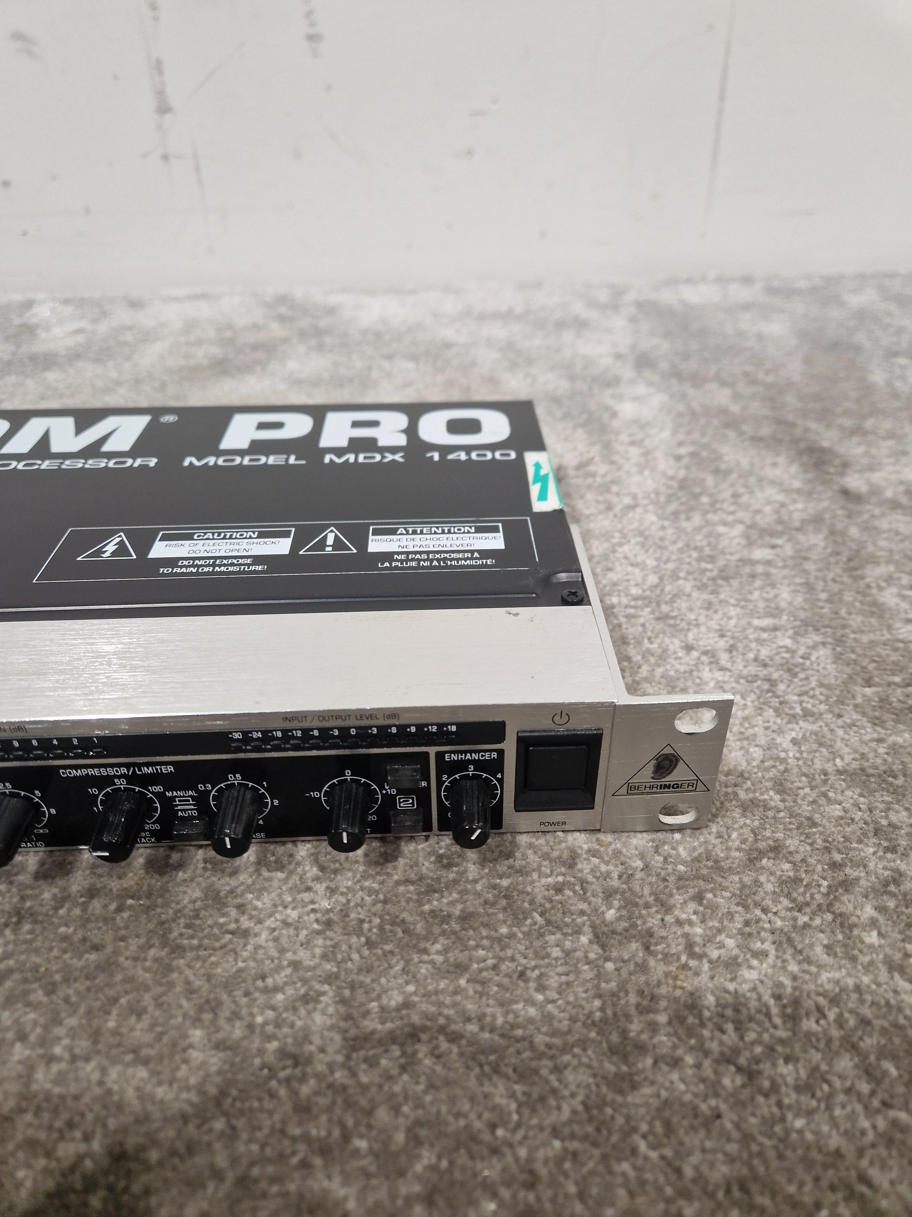 Behringer Autocom MDX1400 - Compressor/Limiter - Excellent w/ Power Supply - Image 4