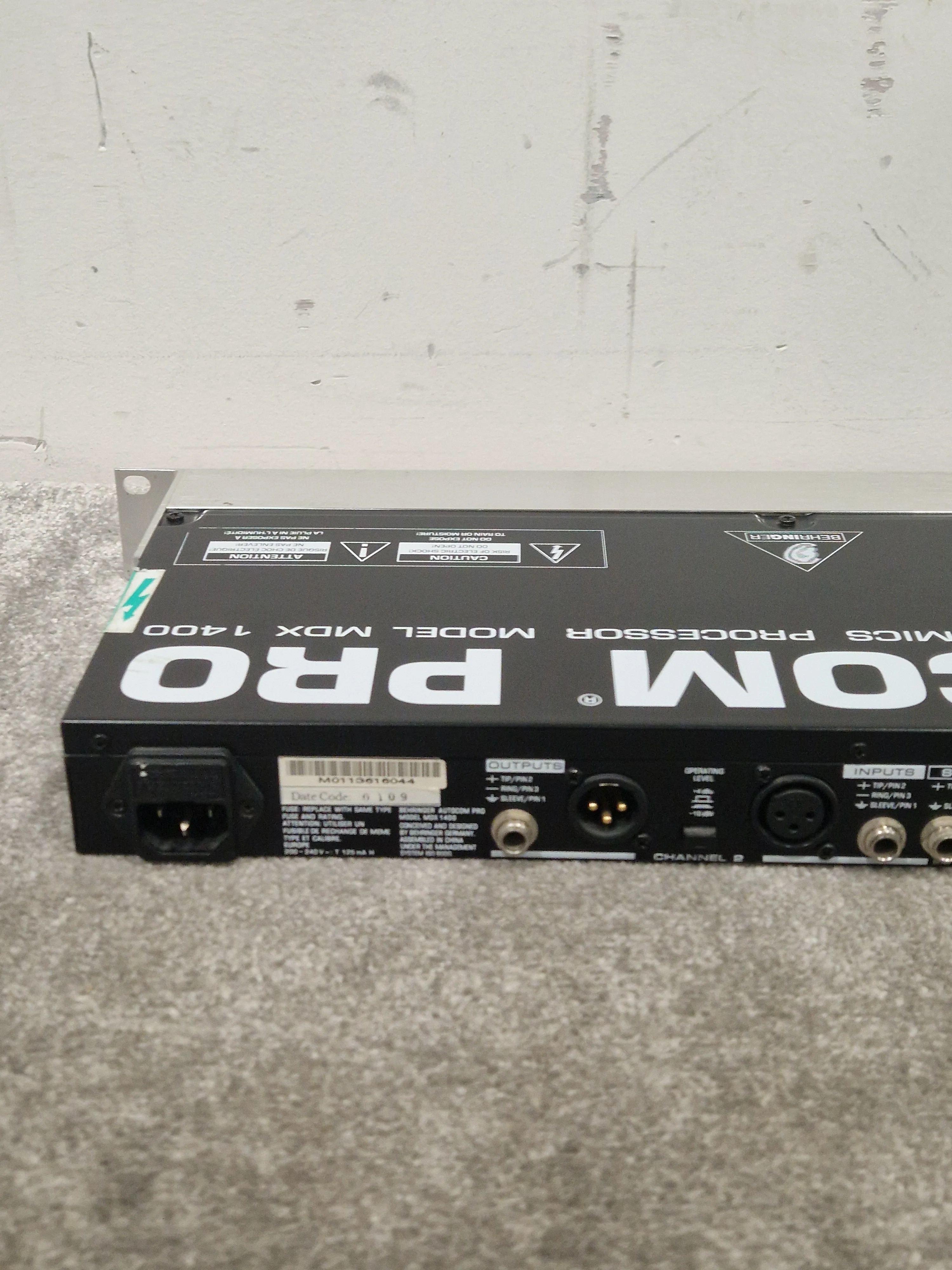 Behringer Autocom MDX1400 - Compressor/Limiter - Excellent w/ Power Supply - Image 7