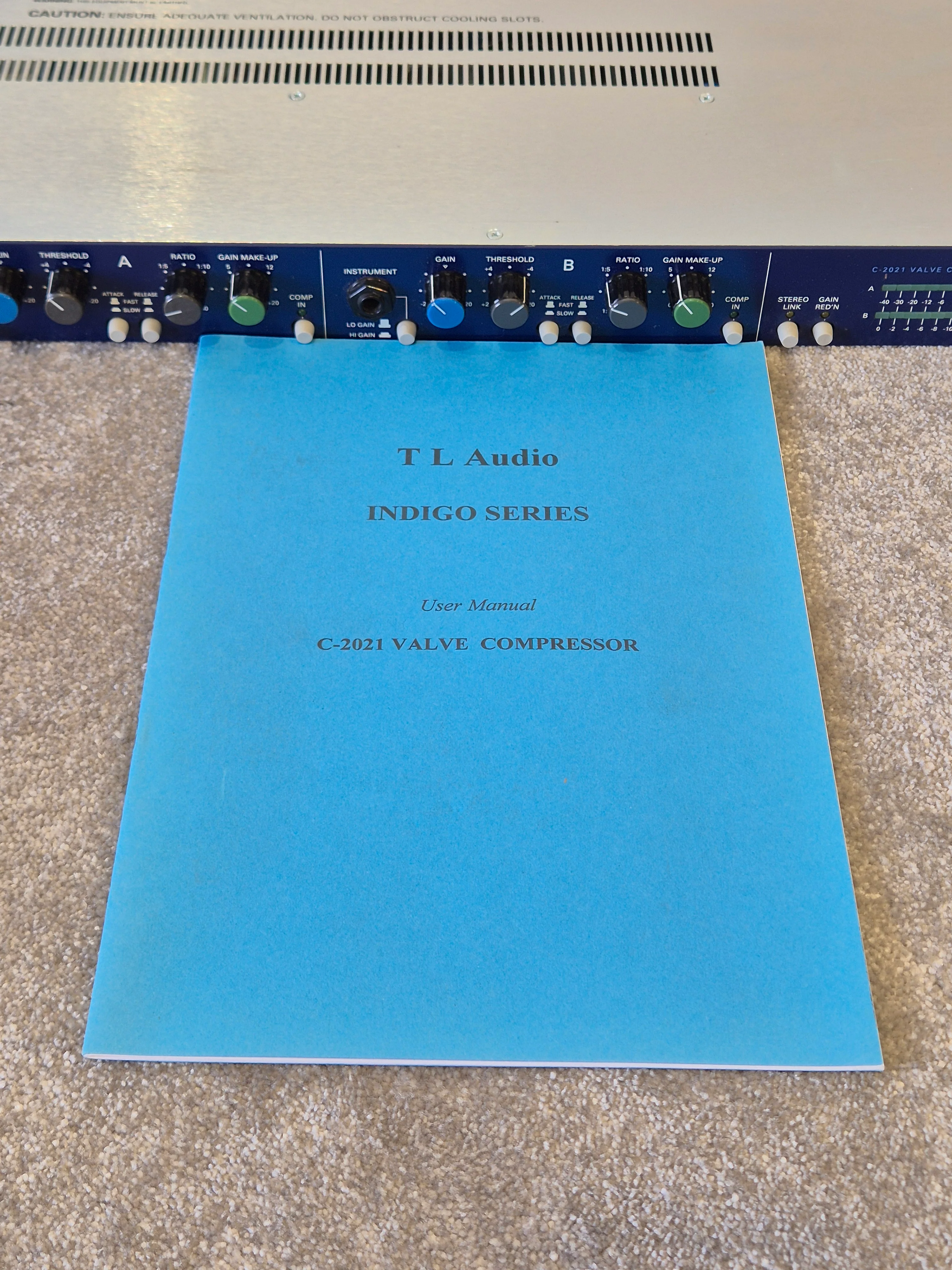 TL Audio C-2021 Valve Compressor - Dual-Channel Compressor - Image 15