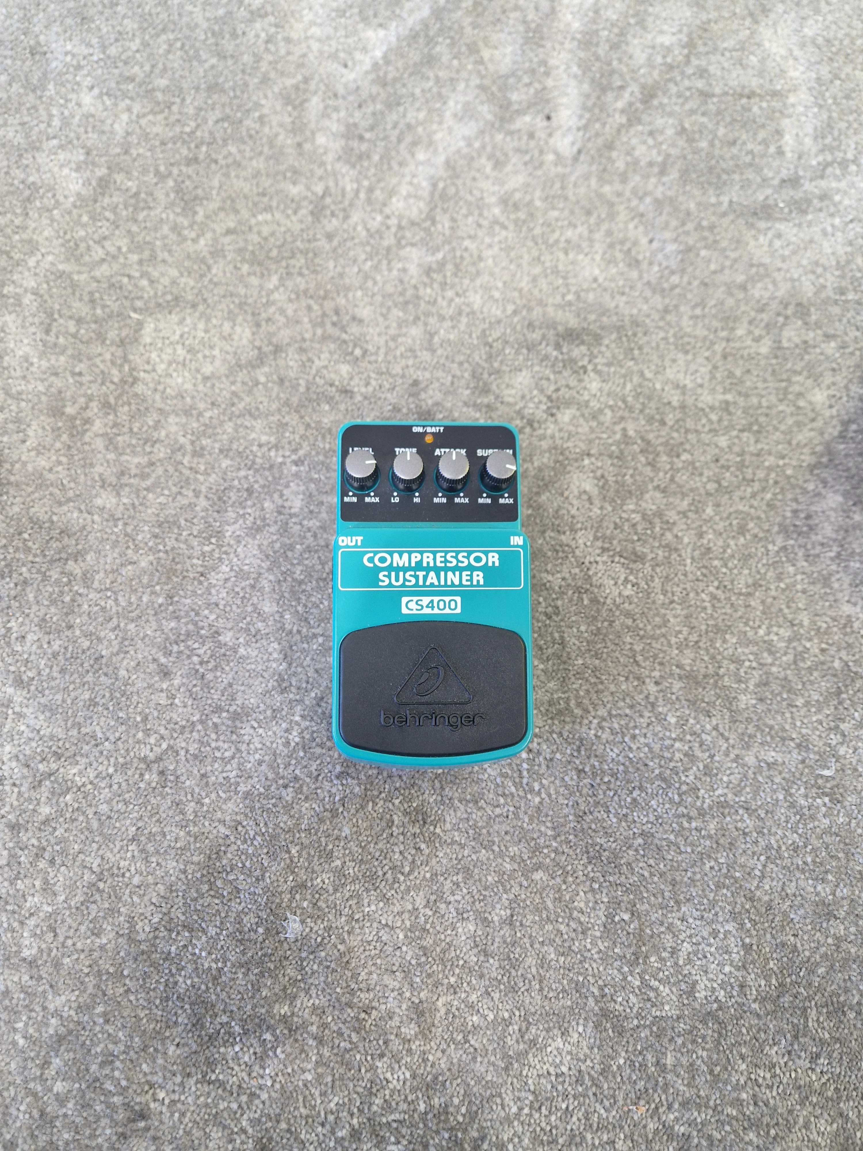 Behringer CS400 Compressor/Sustainer Pedal - Dynamic Control with Tone & Attack - Excellent w/Original Box - Image 3