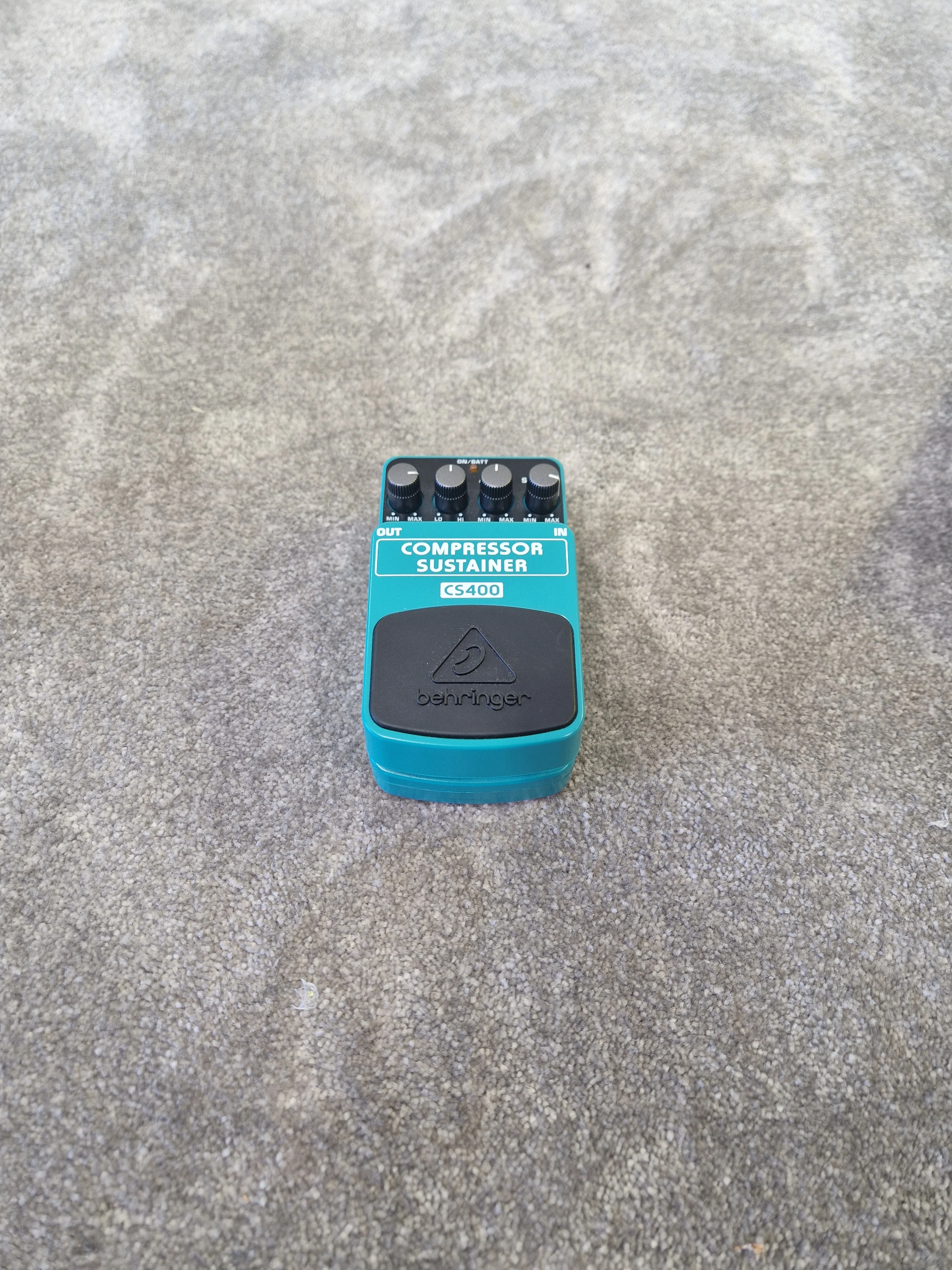 Behringer CS400 Compressor/Sustainer Pedal - Dynamic Control with Tone & Attack - Excellent w/Original Box - Image 4