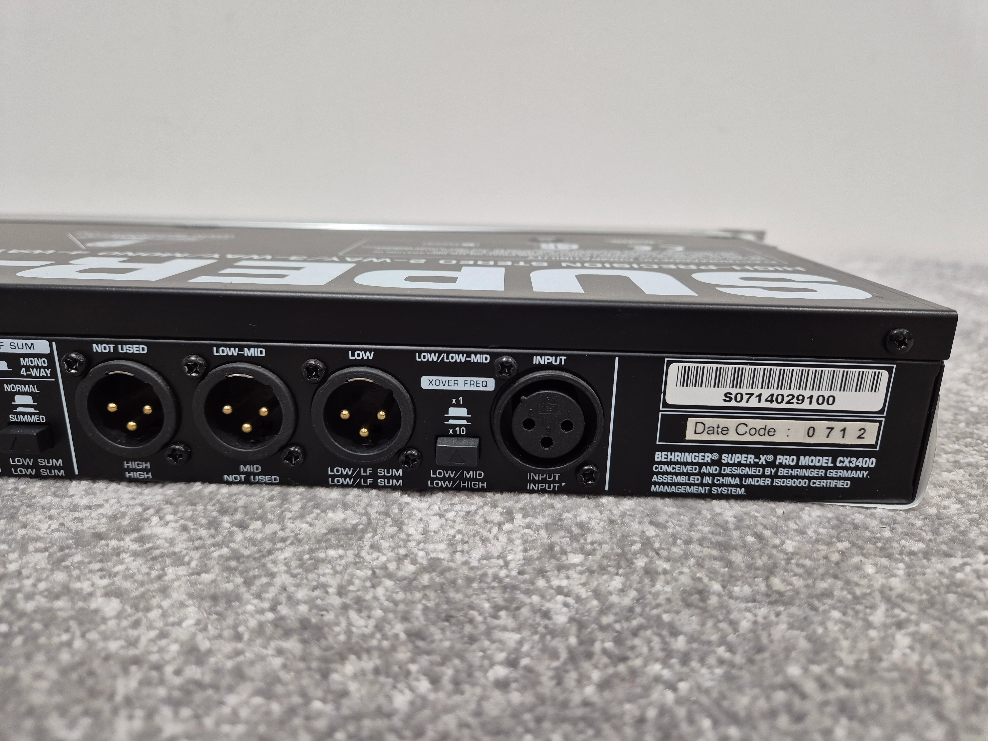 Behringer CX3400 V2 Super-X - High-Precision Stereo Crossover - Image 7