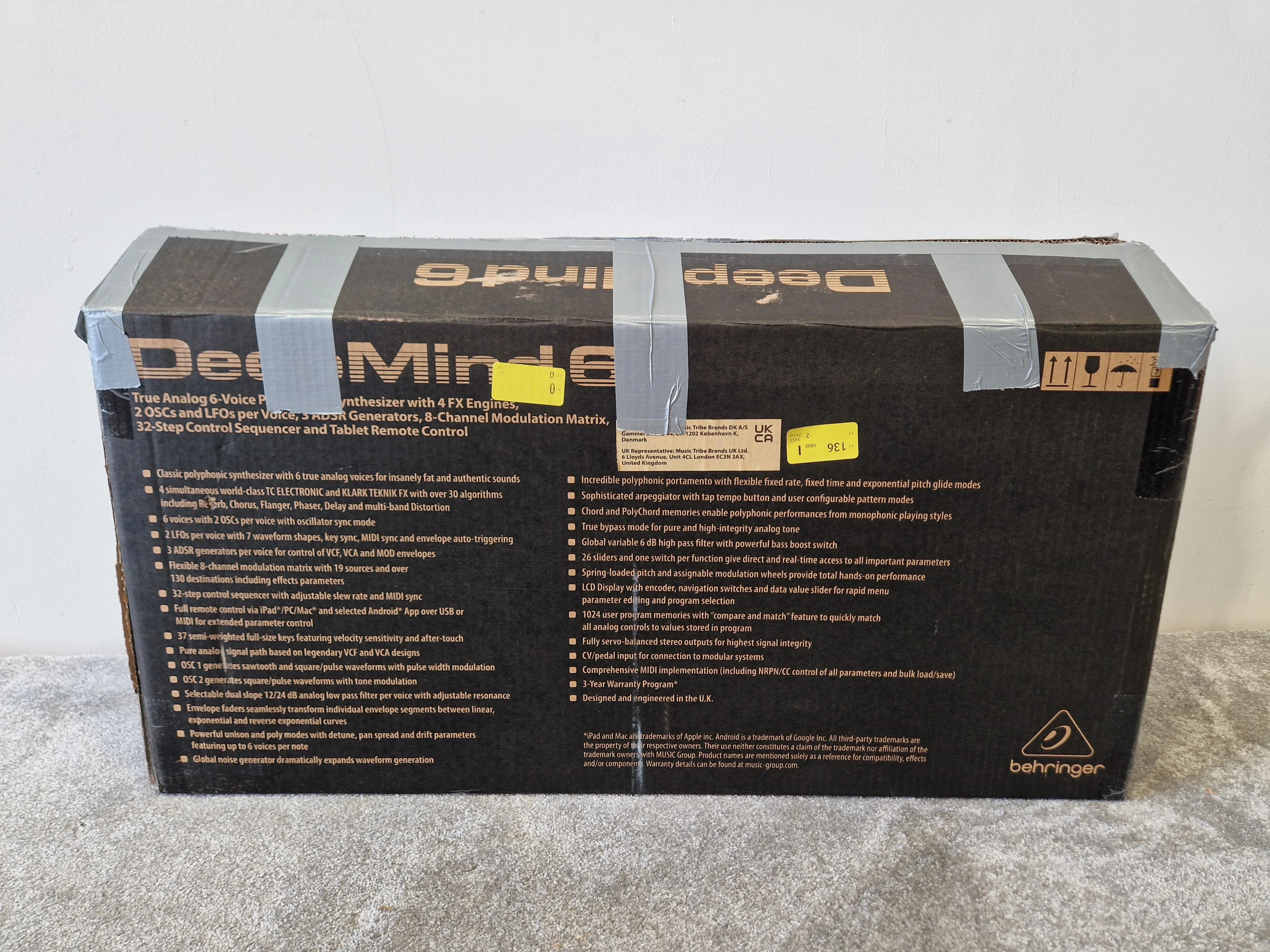 Behringer DeepMind 6 Synthesizer – 6-Voice Analog Polyphony  – Mint w/ Original Box - Image 11