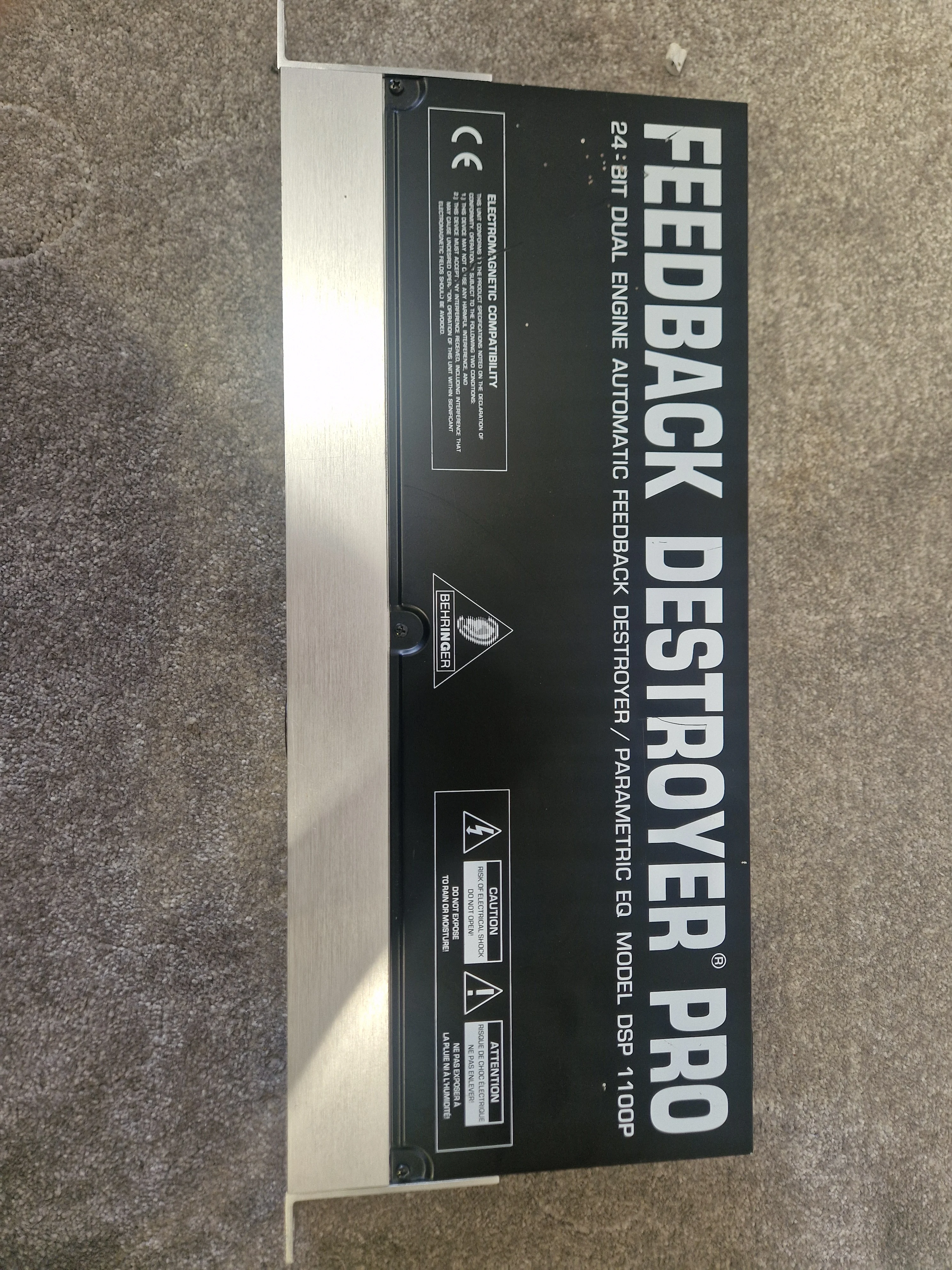 Behringer Feedback Destroyer Pro – Intelligent EQ / Feedback Suppression – Very Good - Image 6
