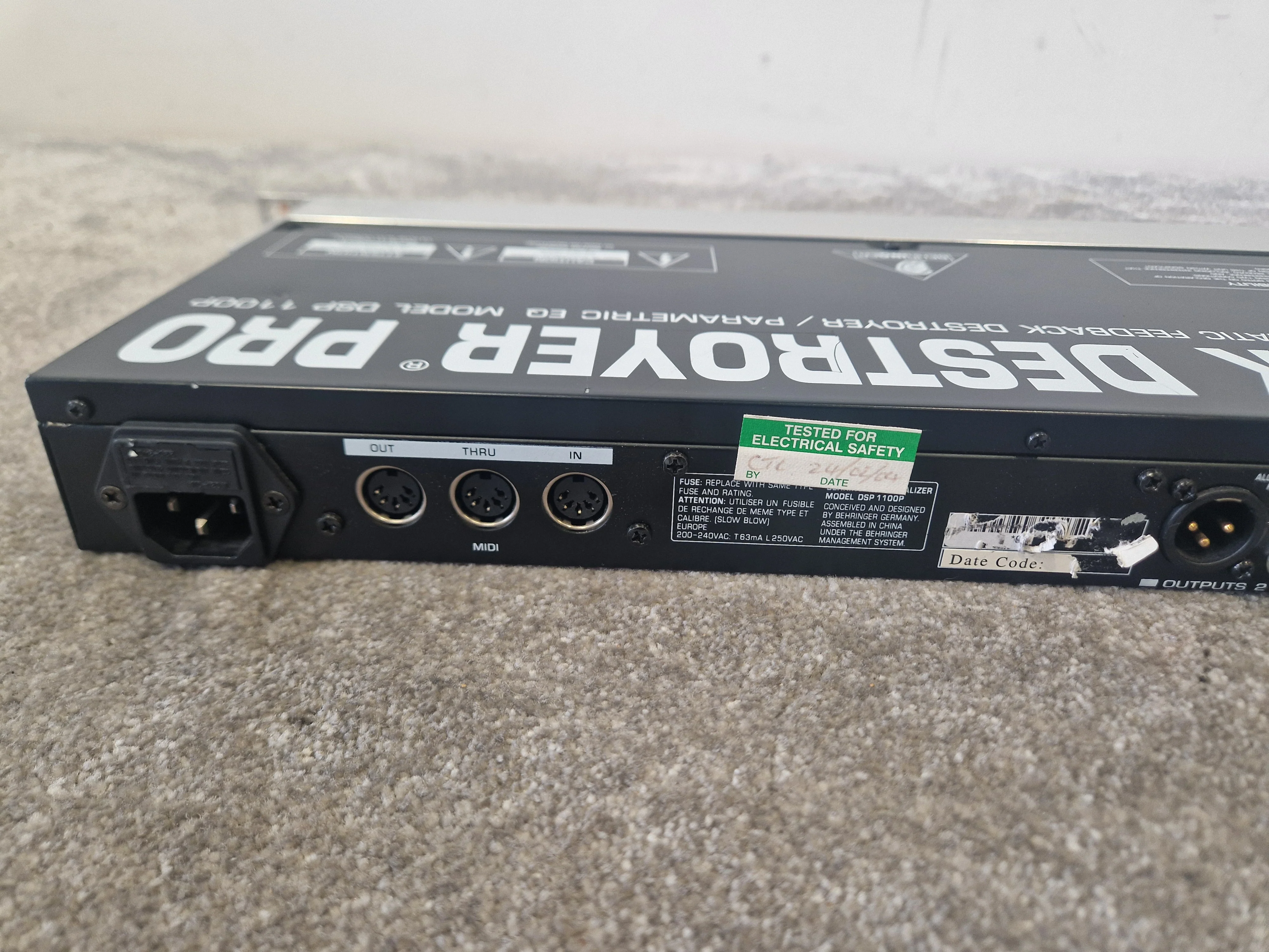 Behringer Feedback Destroyer Pro – Intelligent EQ / Feedback Suppression – Very Good - Image 7
