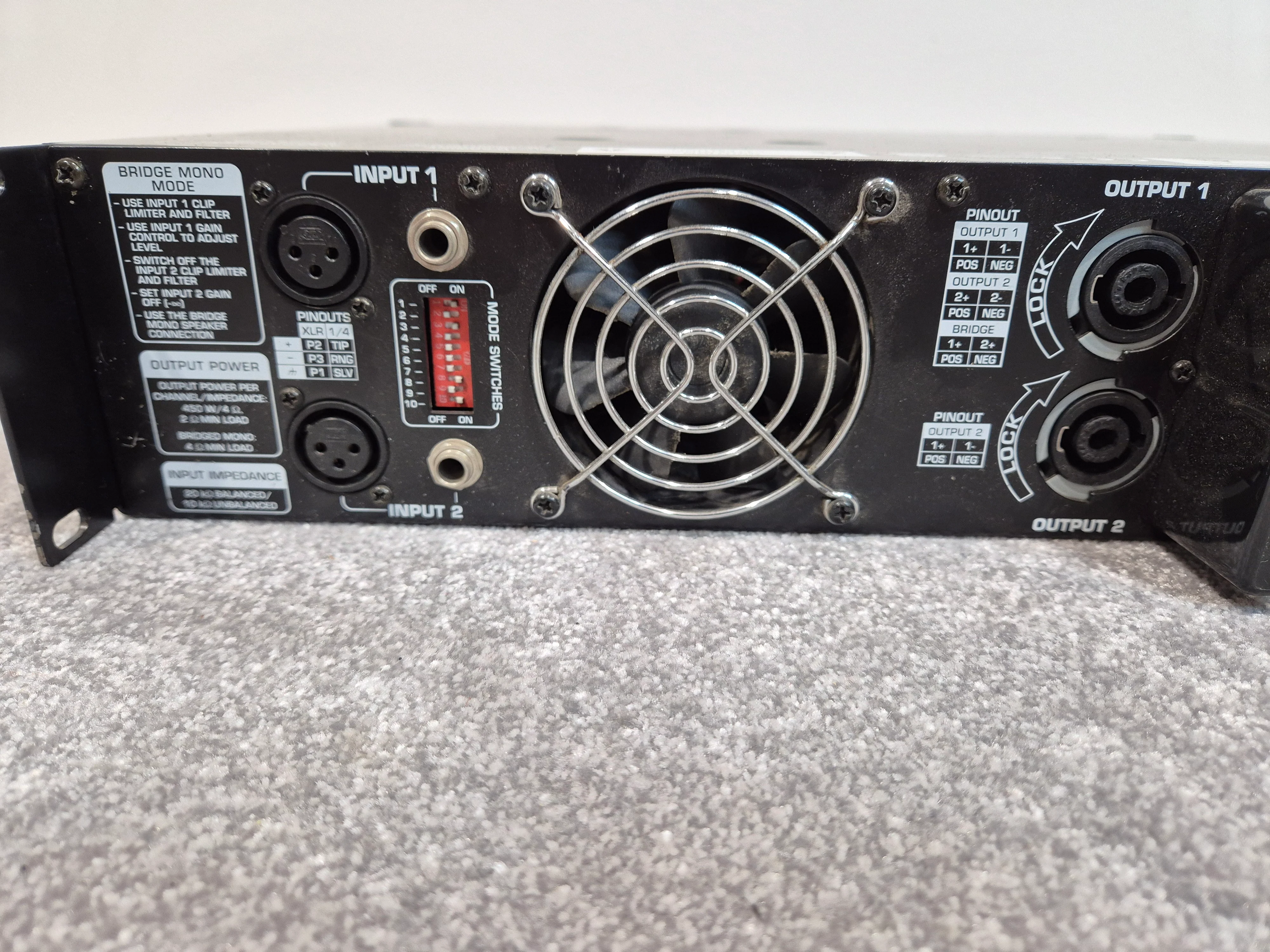 Behringer EP1500 Amplifier - 2 Channel Amp - Black - Image 8