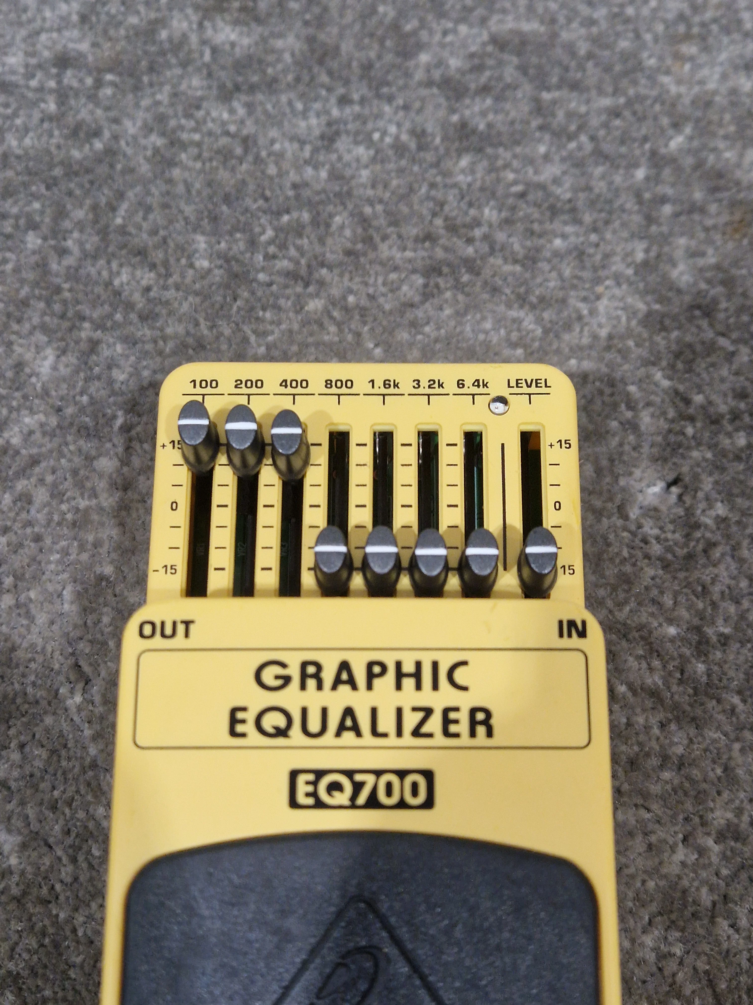 Behringer EQ700 Graphic Eqaulizer Effects Pedal - 7-Band EQ Control - Excellent - Image 4