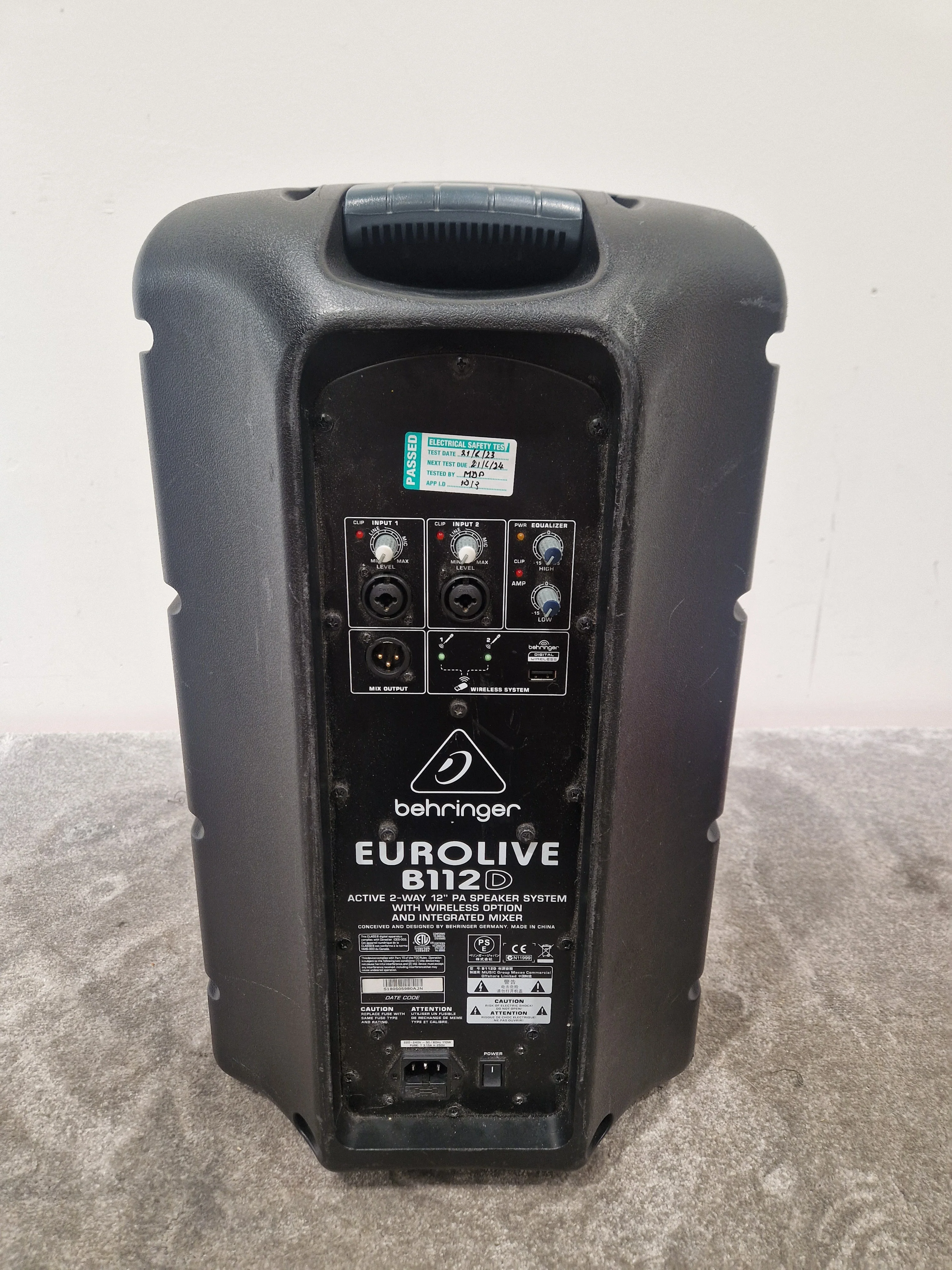 Behringer Eurolive B112d - Active PA Speaker, 1000W - Good w/ Power Supply - Image 9