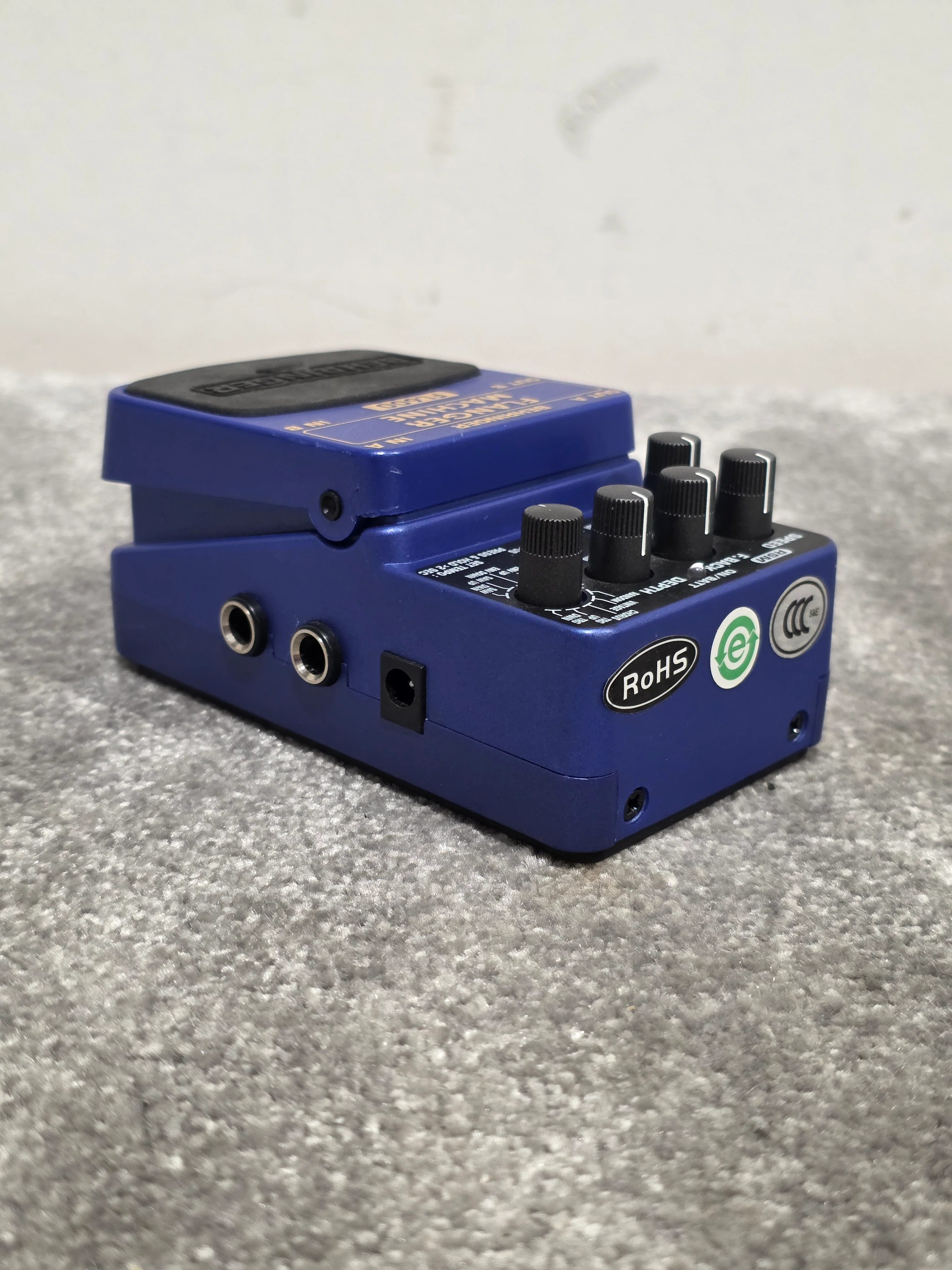 Behringer FL600 - Flanger Machine Effects Pedal - Blue - Good - Image 3