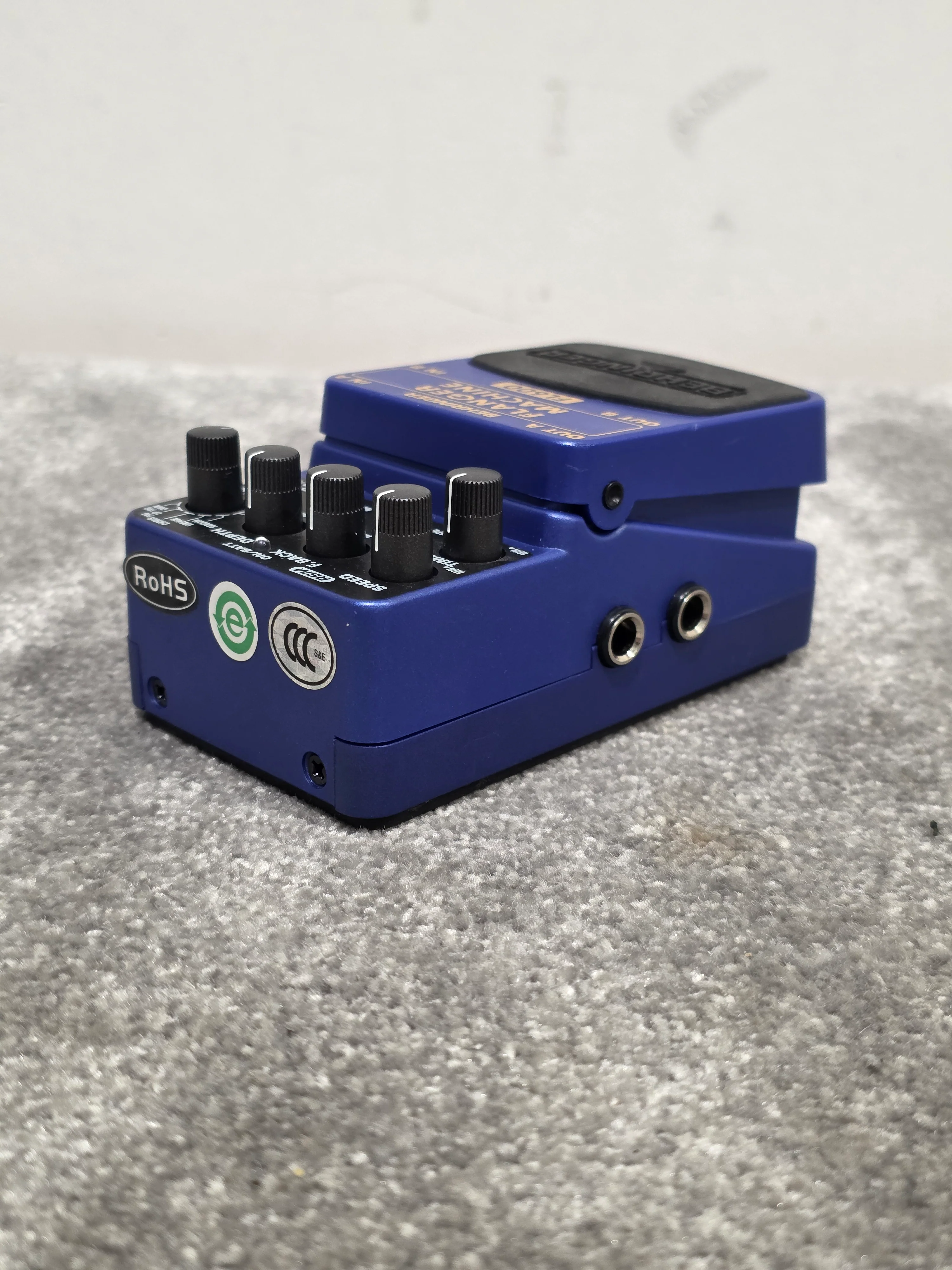 Behringer FL600 - Flanger Machine Effects Pedal - Blue - Good - Image 4