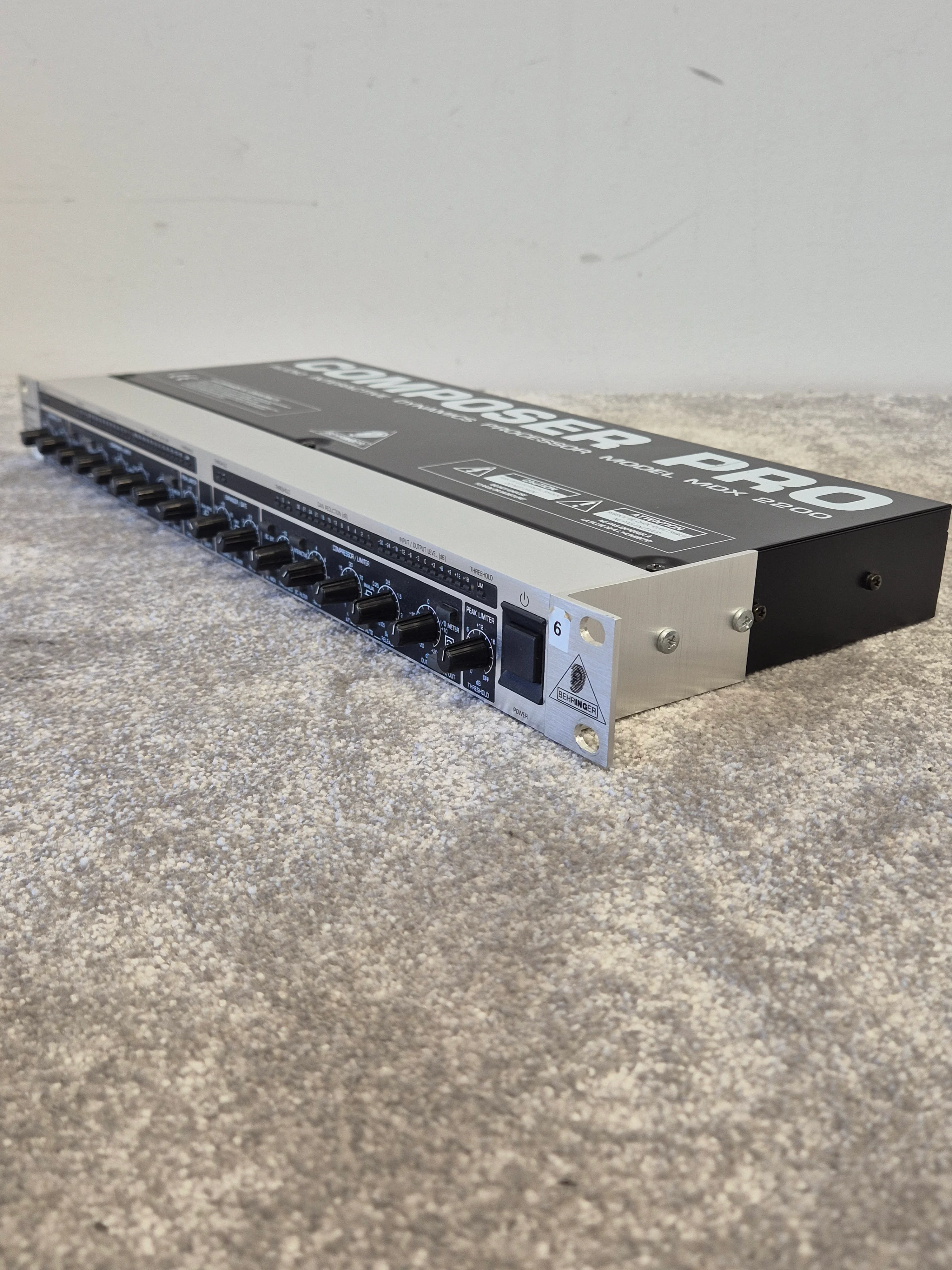 Behringer MDX2200 Composer Pro - 1U Rackmounting Compressor - Image 11