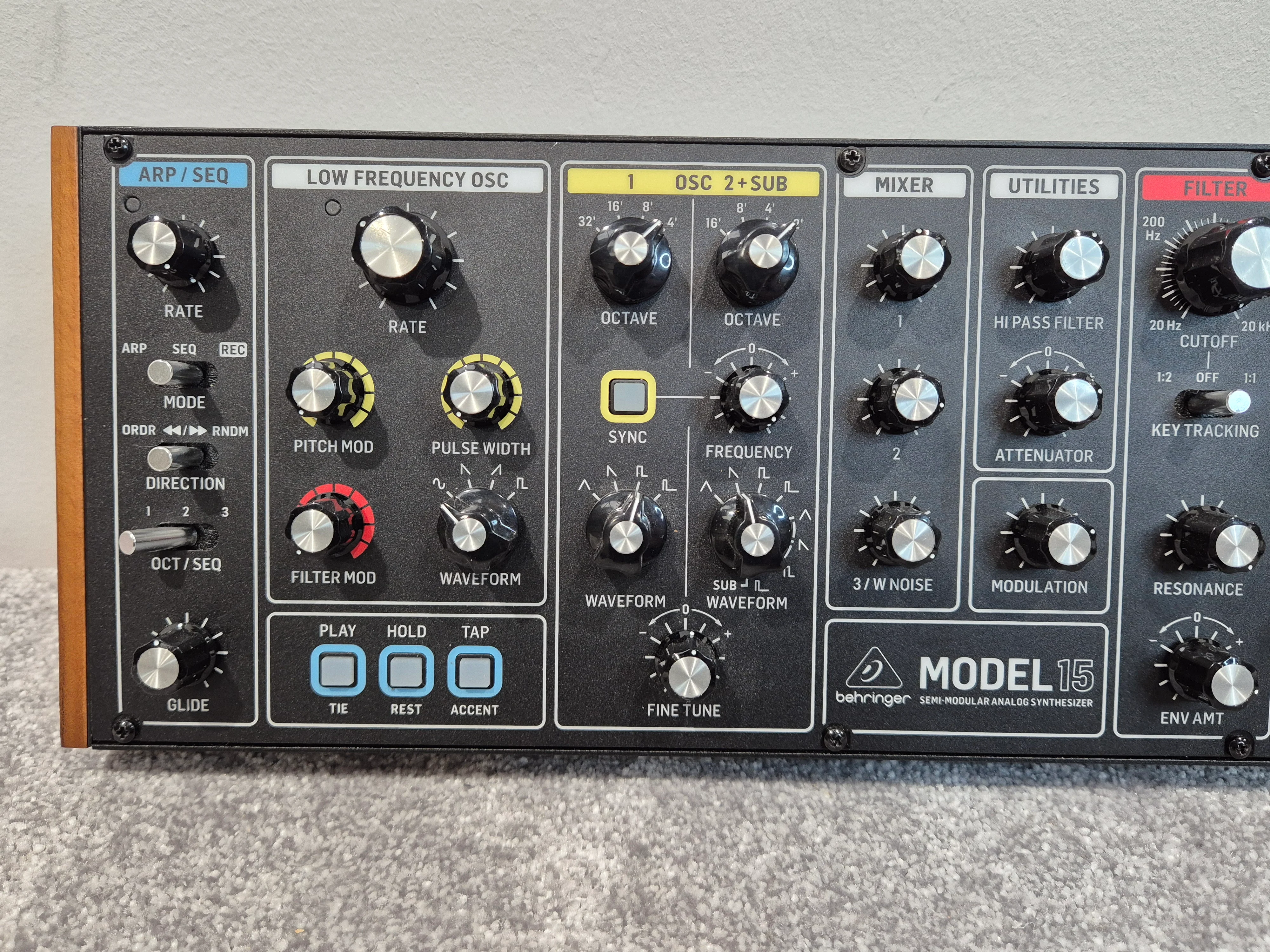 Behringer Model 15 - Semi-Modular Analog Synthesizer (Spares or Repairs) - Image 3