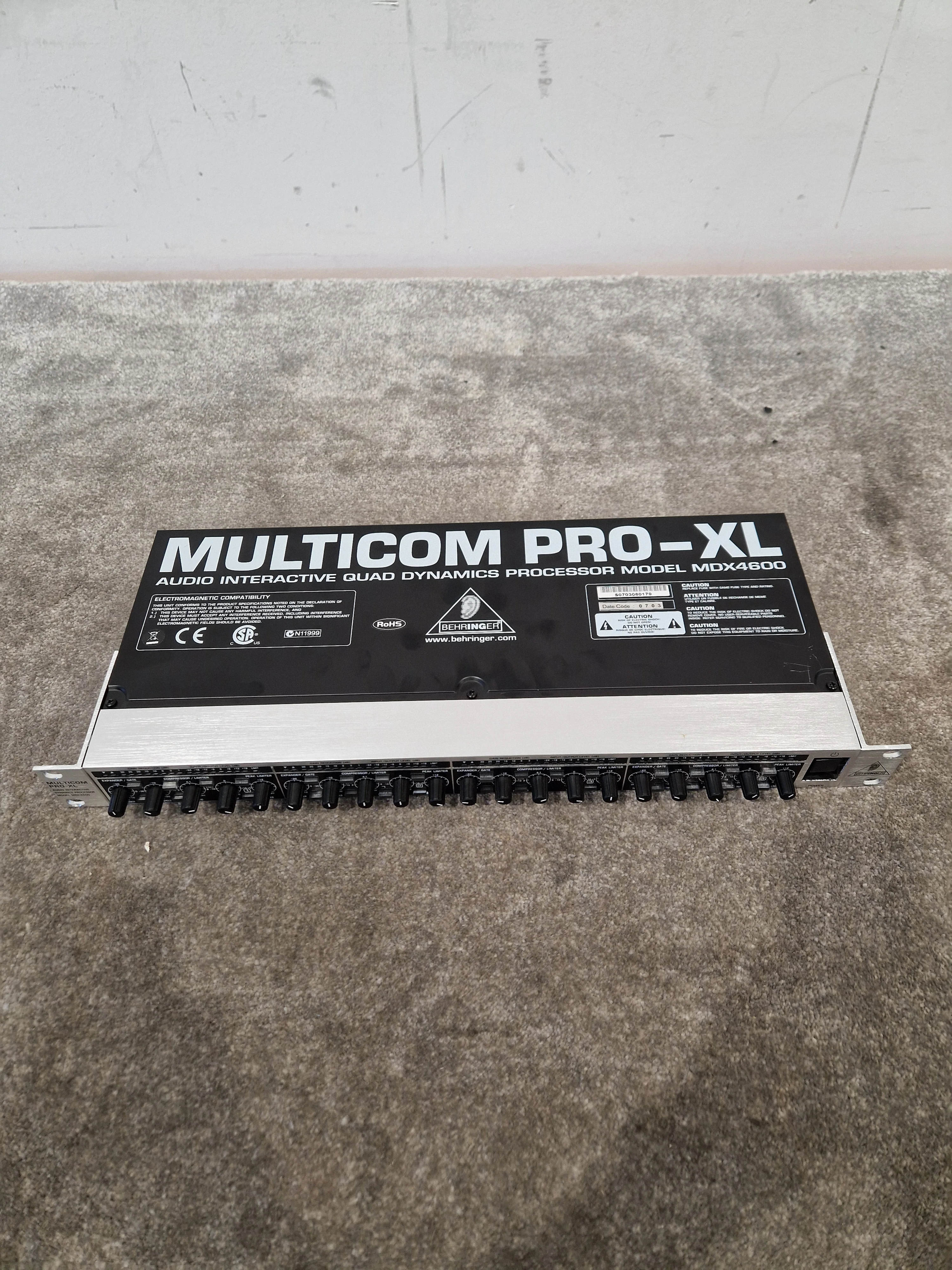Behringer Multicom PRO-XL Processor MDX4600 - Dynamic Range Processor - Excellent - Image 11