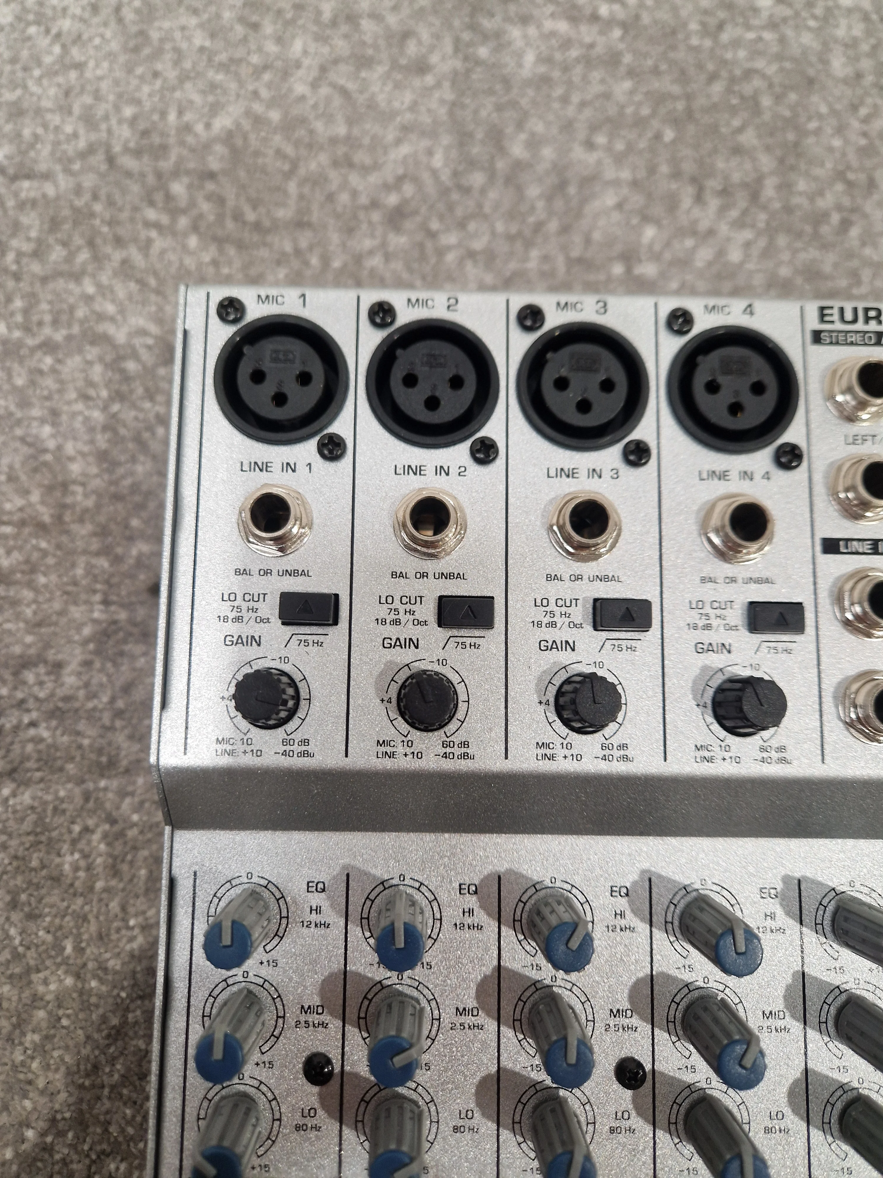 Behringer Mx-802a - 8-Channel Mixer, FX Send - Excellent w/ Original Box & Power Supply & Manuals - Image 10