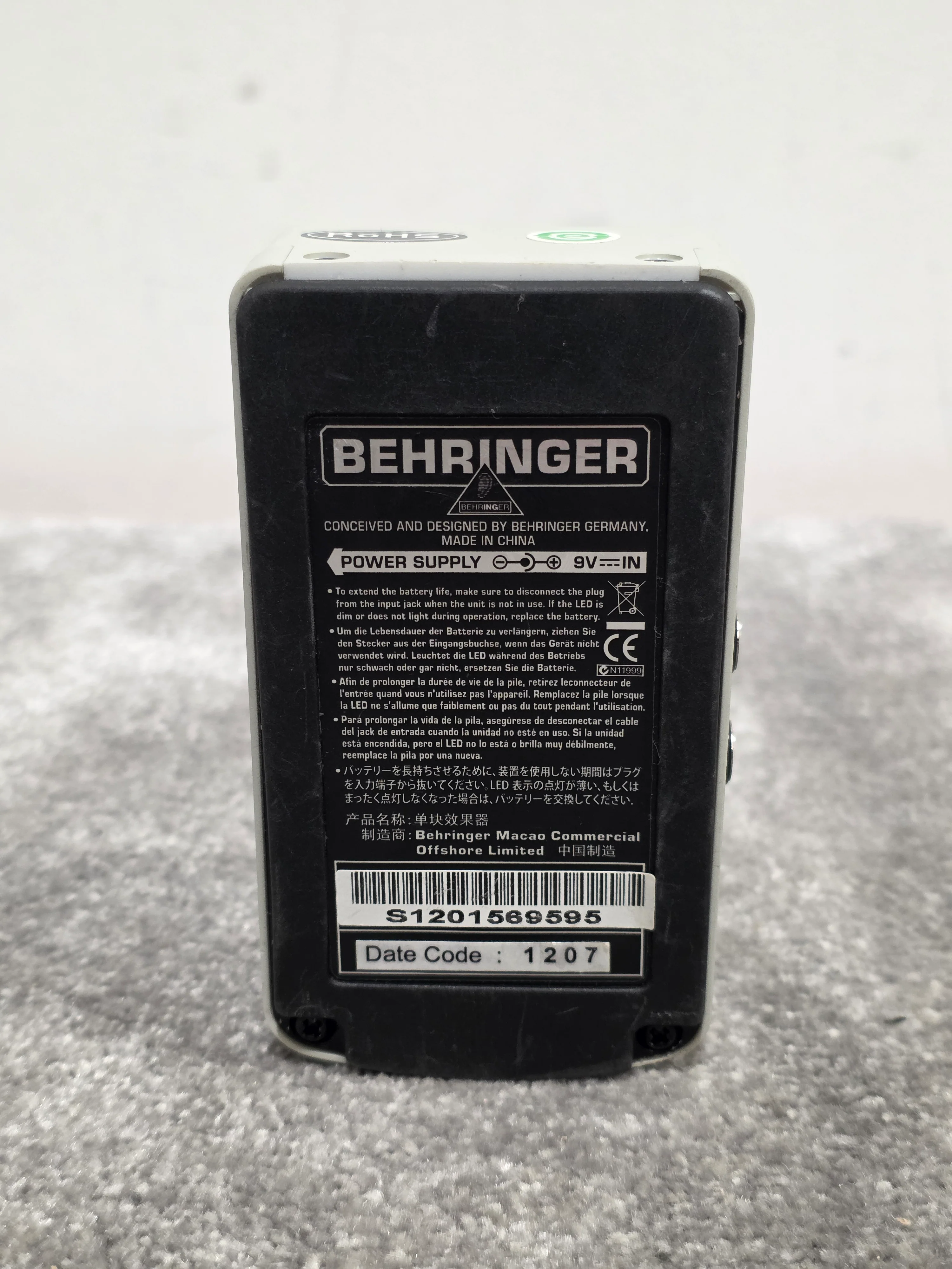 Behringer NR300 - Noise Reducer Effects Pedal - Good - Image 6