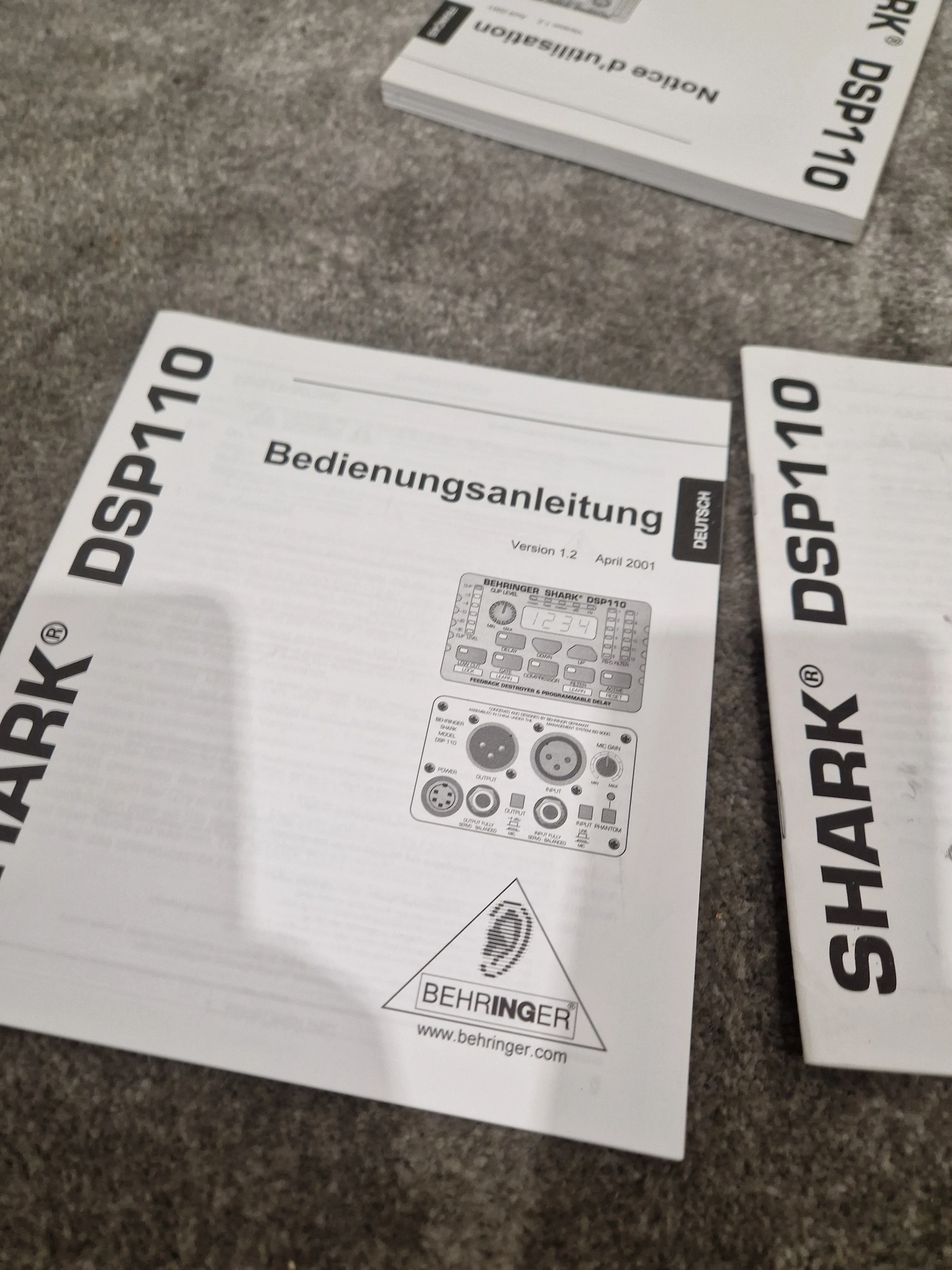 Behringer Shark DSP110 Audio Processor - Feedback Destroyer - Excellent w/ Original Box & Power Supply - Image 10