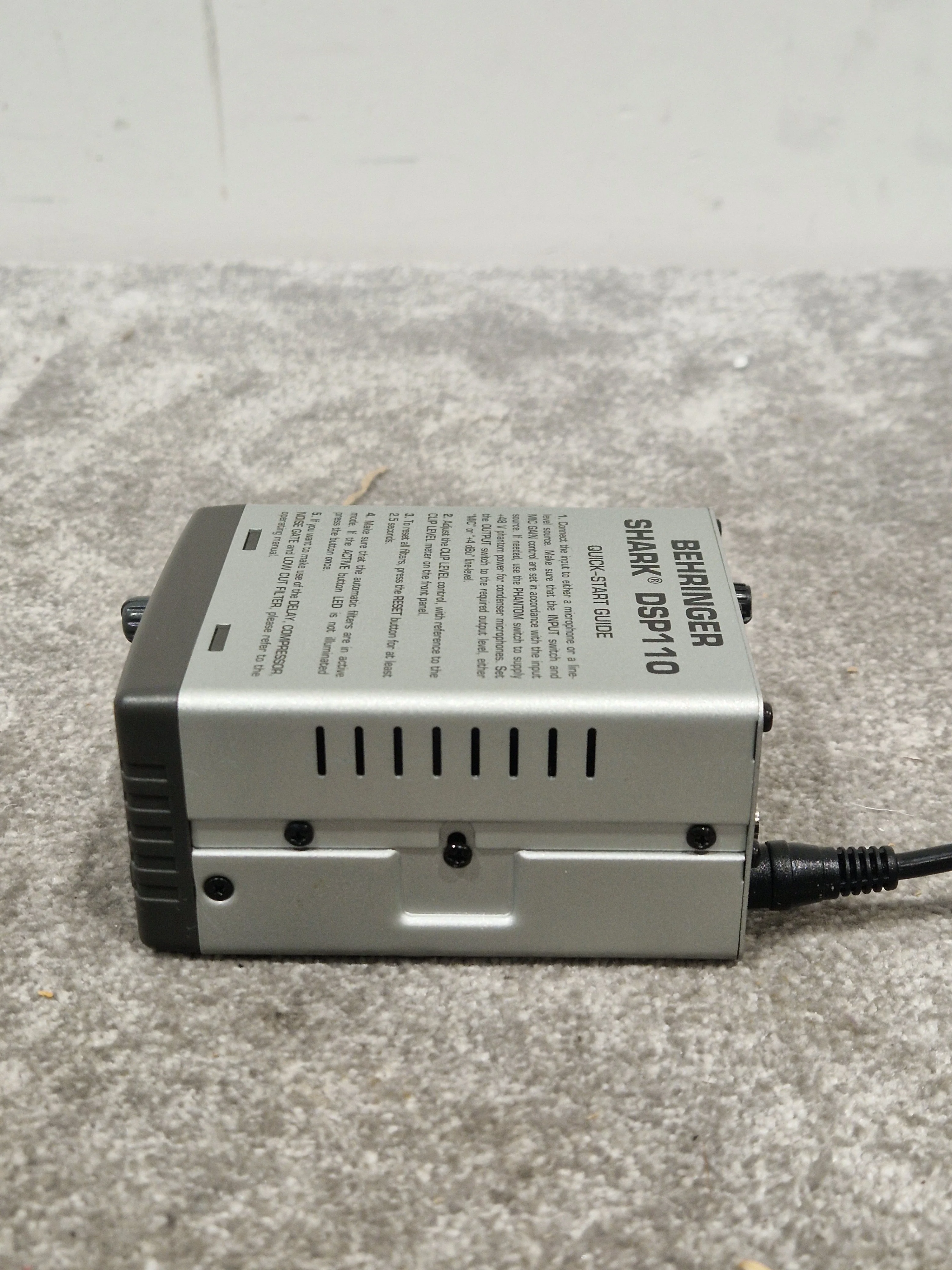 Behringer Shark DSP110 Audio Processor - Feedback Destroyer - Excellent w/ Original Box & Power Supply - Image 3