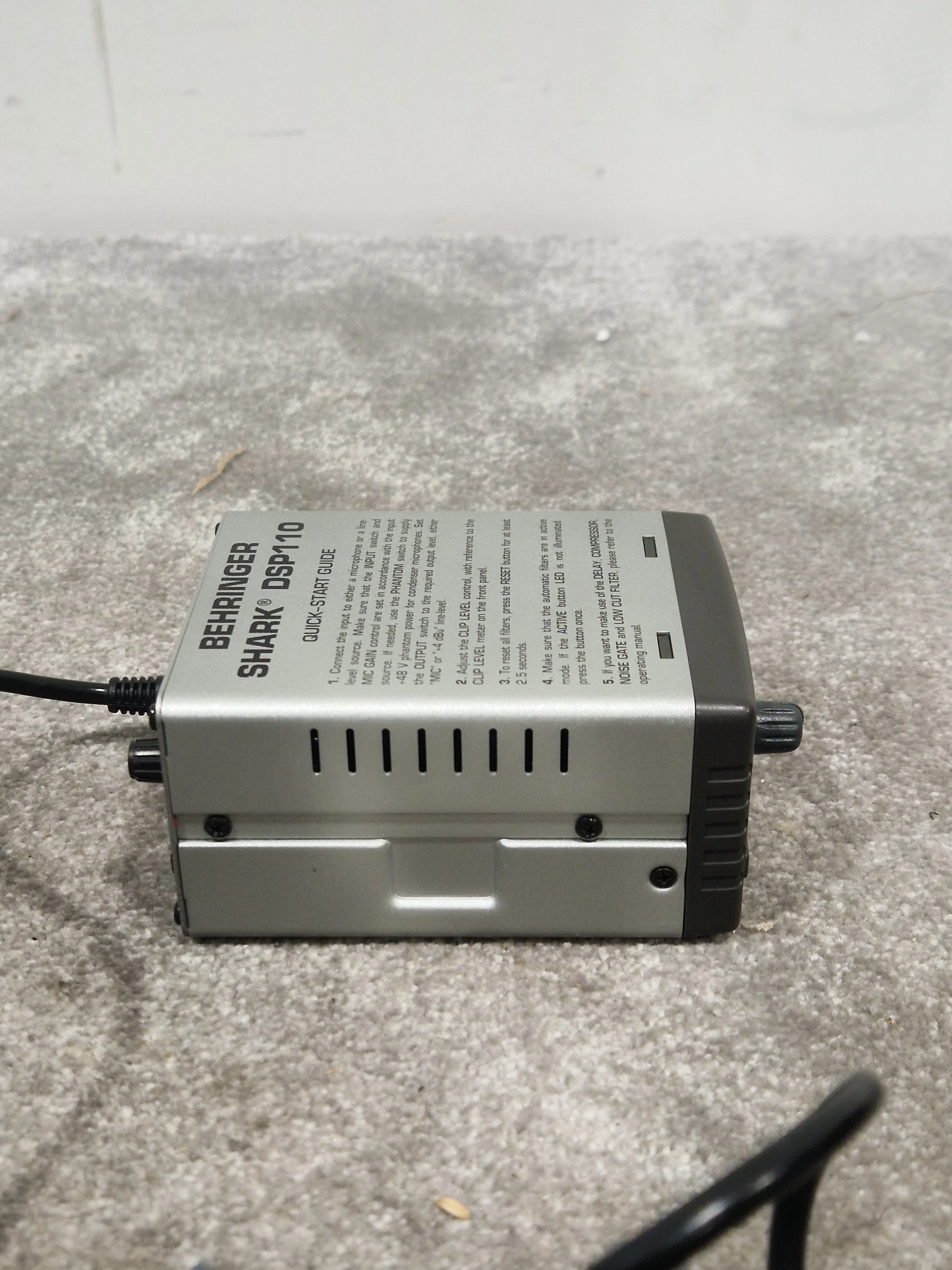 Behringer Shark DSP110 Audio Processor - Feedback Destroyer - Excellent w/ Original Box & Power Supply - Image 5