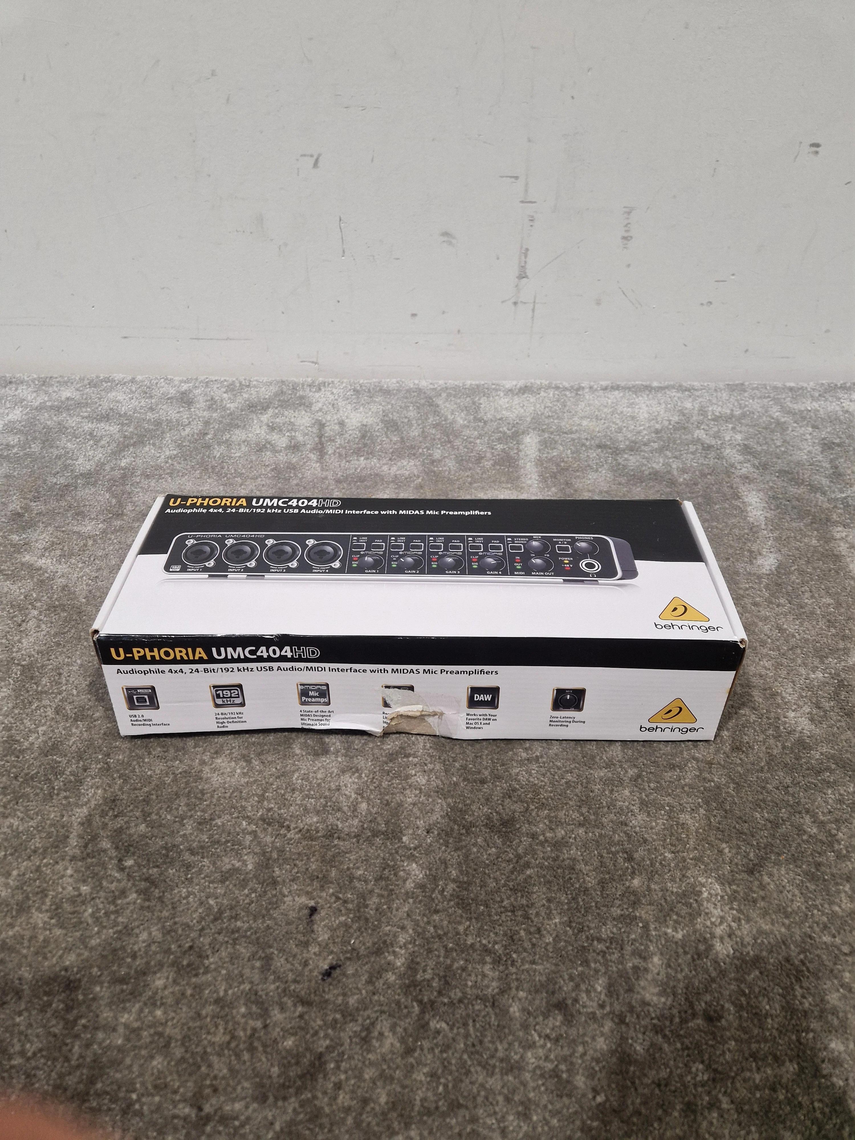 Behringer U Phoria UMC404HD Audio Interface - 4-in/4-out USB - Excellent w/ Original Box & Power Supply - Image 19