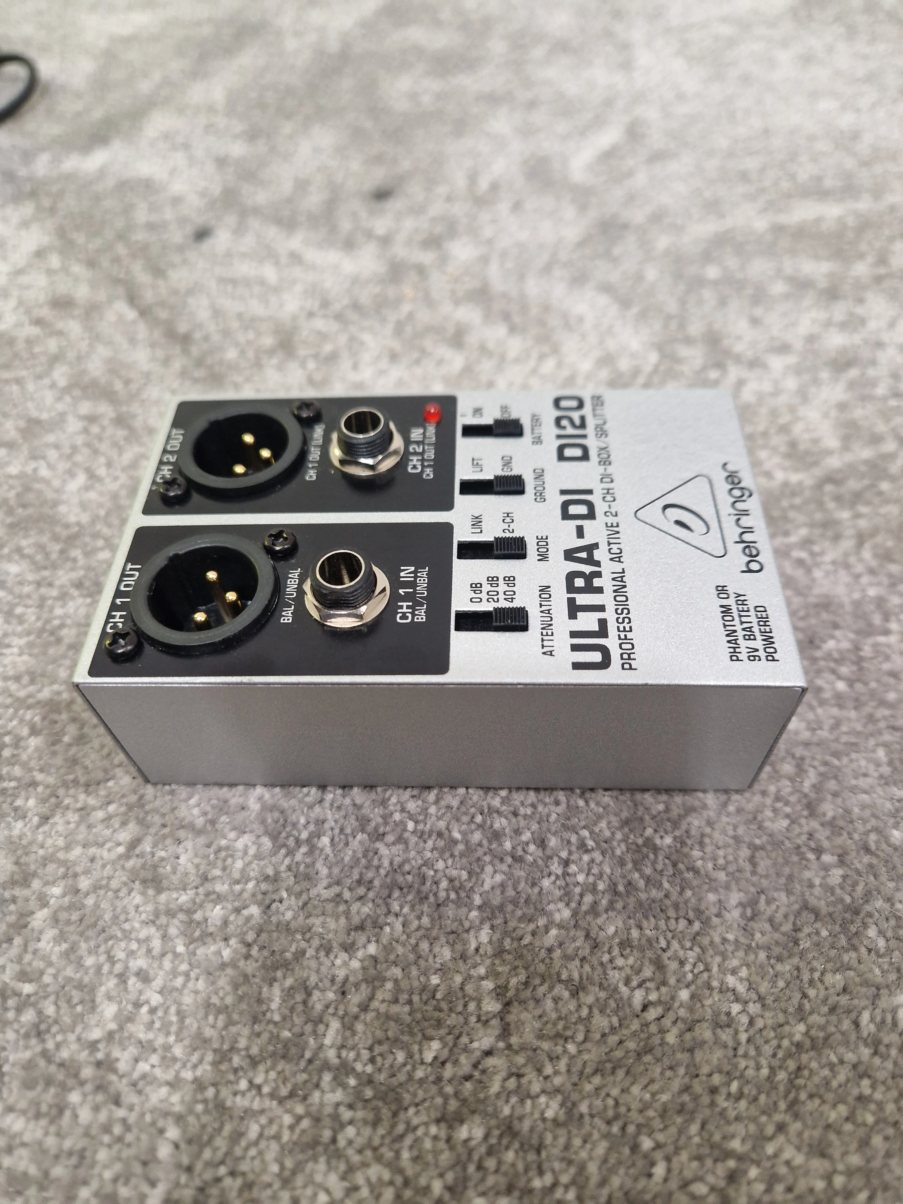 Behringer Ultra-DI D120 - Active DI Box, Phantom Power - Excellent - Image 6