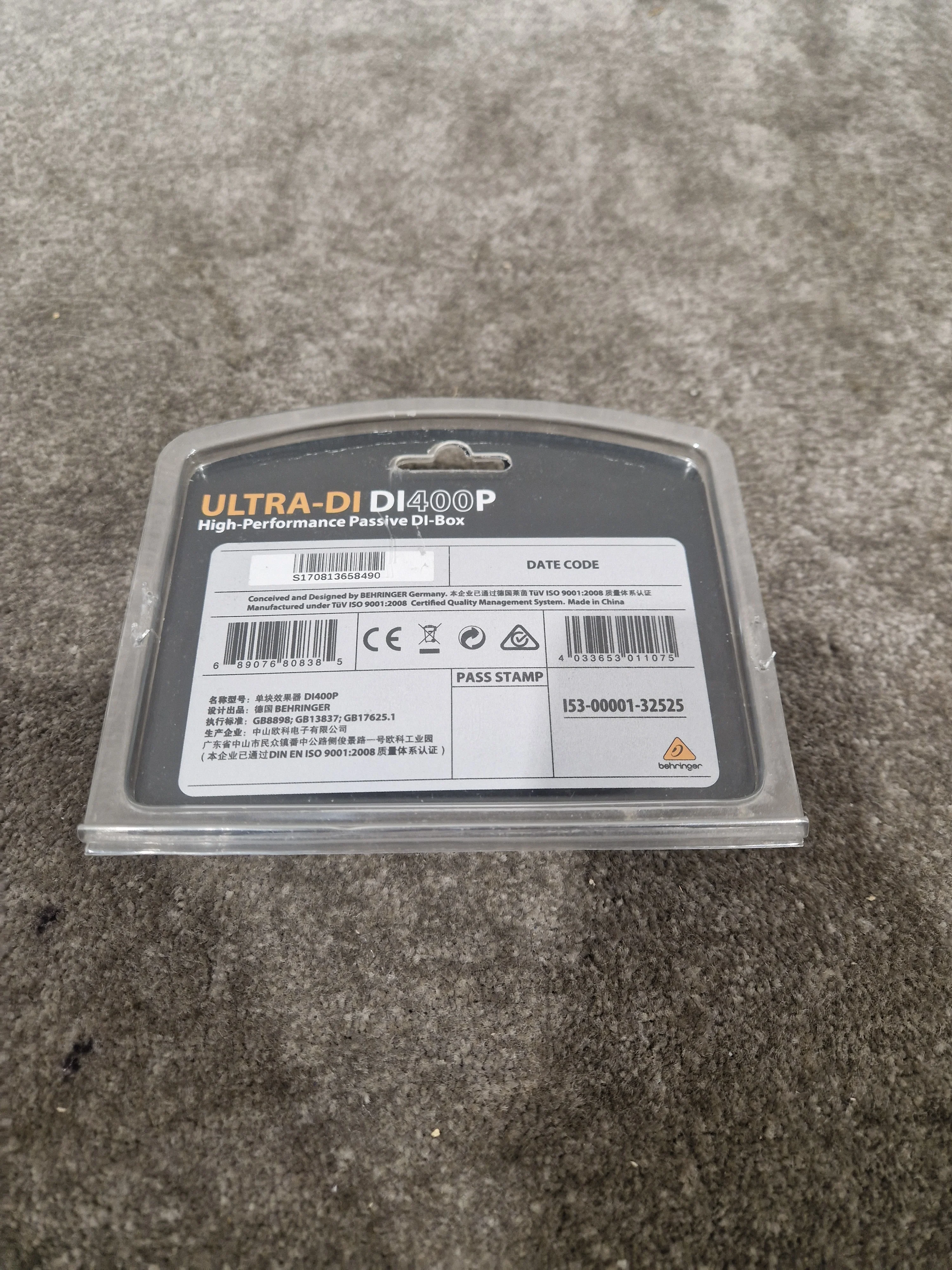 Behringer Ultra-DI DI400P - DI Box - Excellent - Image 4