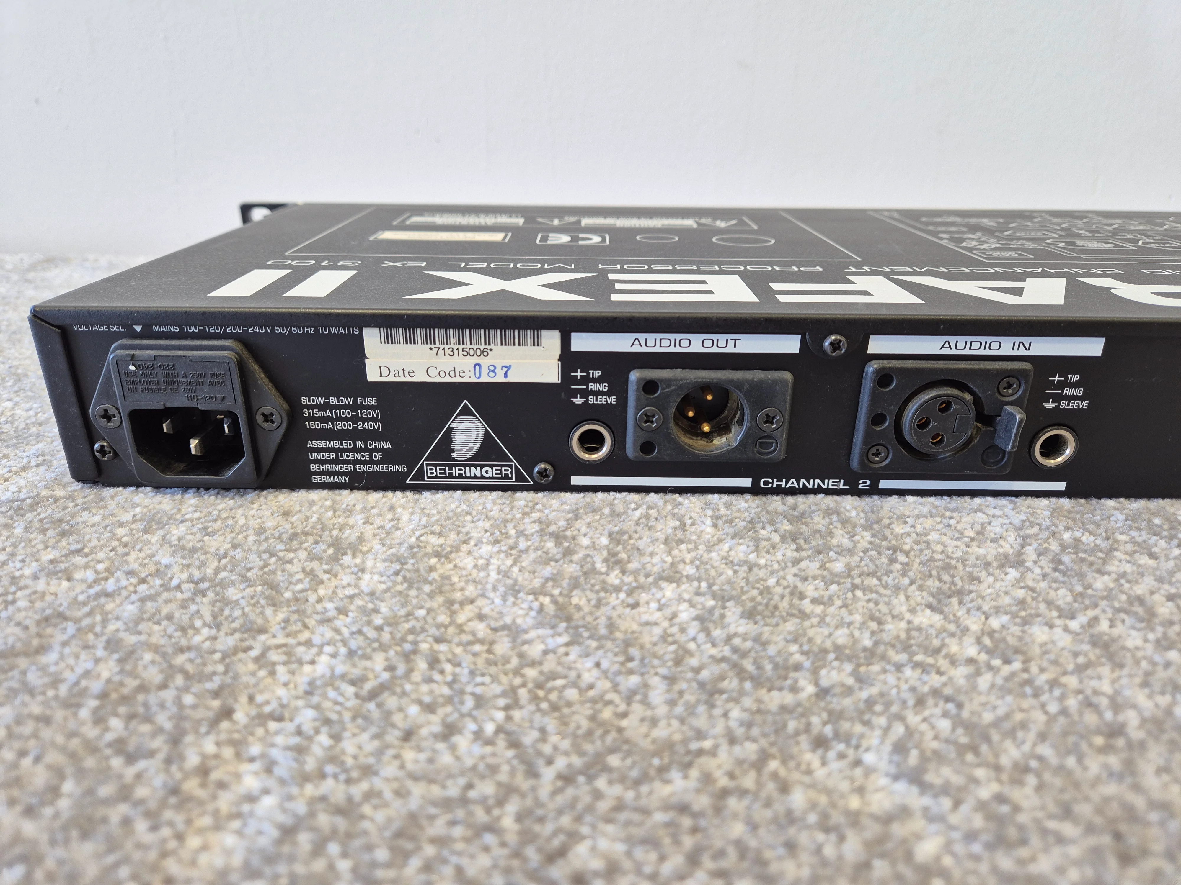 Behringer Ultrafex II EX3100 - 2-channel Multiband Sound Enhancement - Image 10