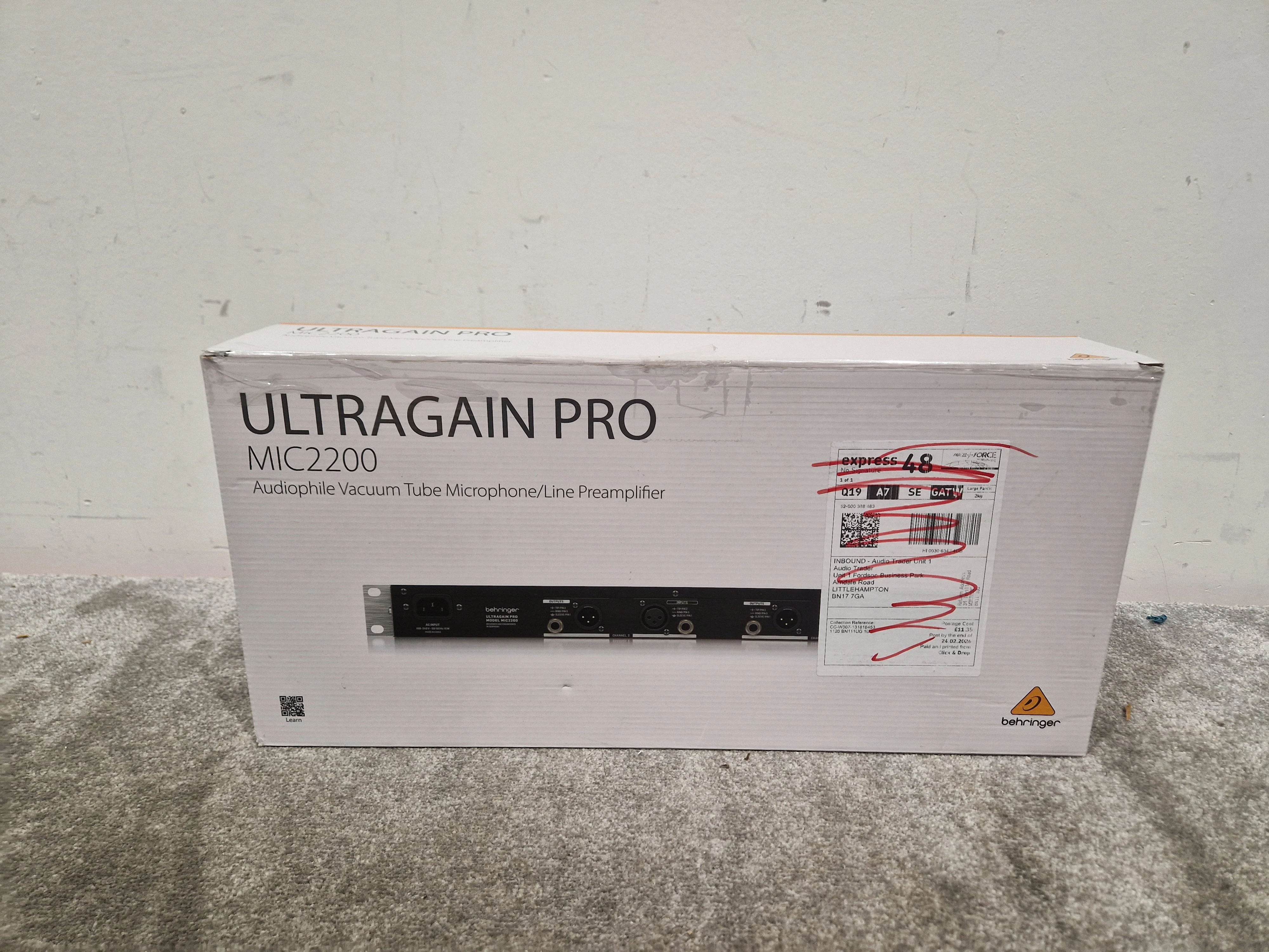 Behringer Ultragain Pro MIC2200 - Microphone Preamp - Excellent w/ Original Box - Image 5