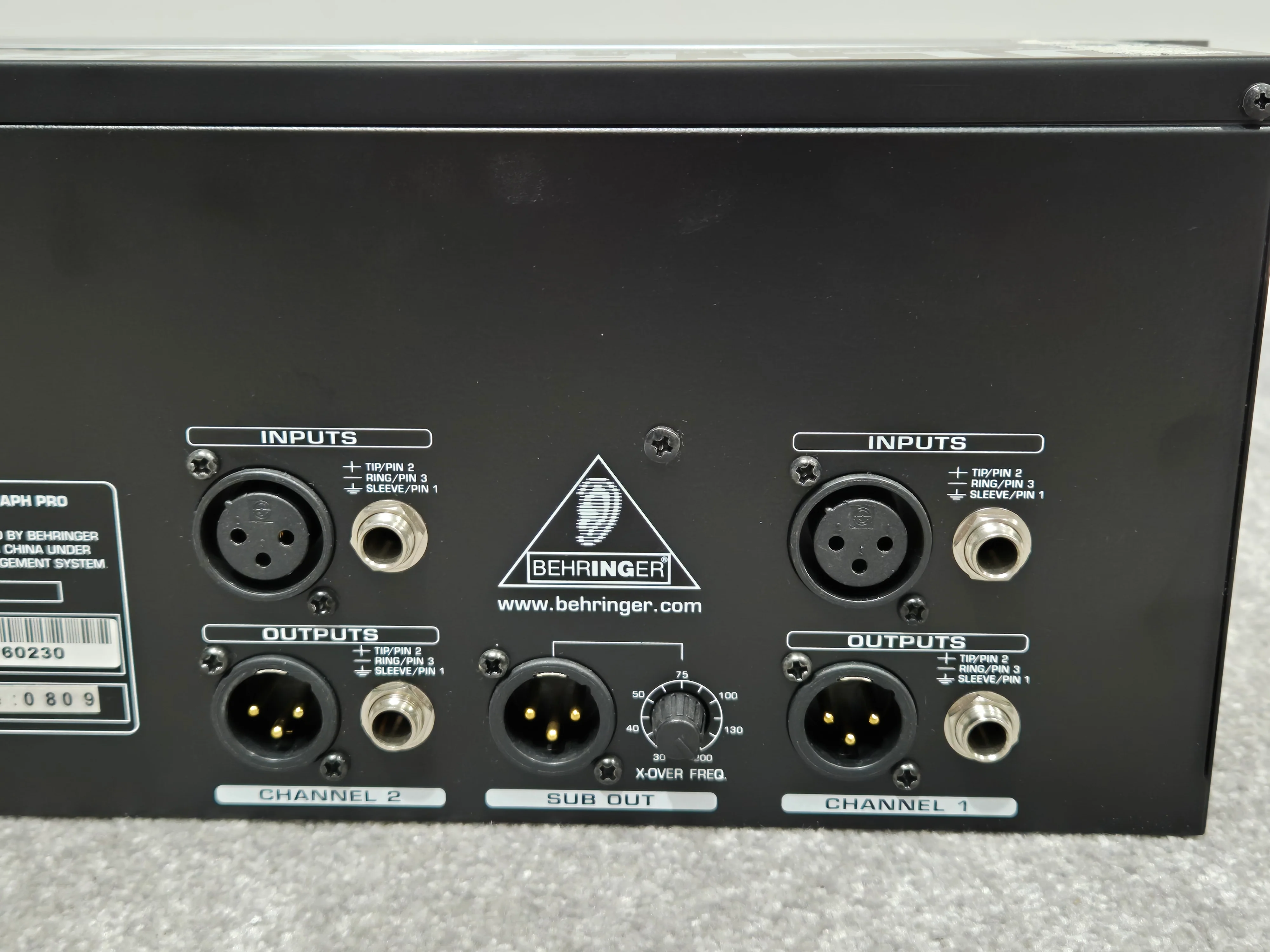 Behringer ULTRAGRAPH PRO FBQ6200HD - 31-Band Stereo Graphic Equalizer - Image 11