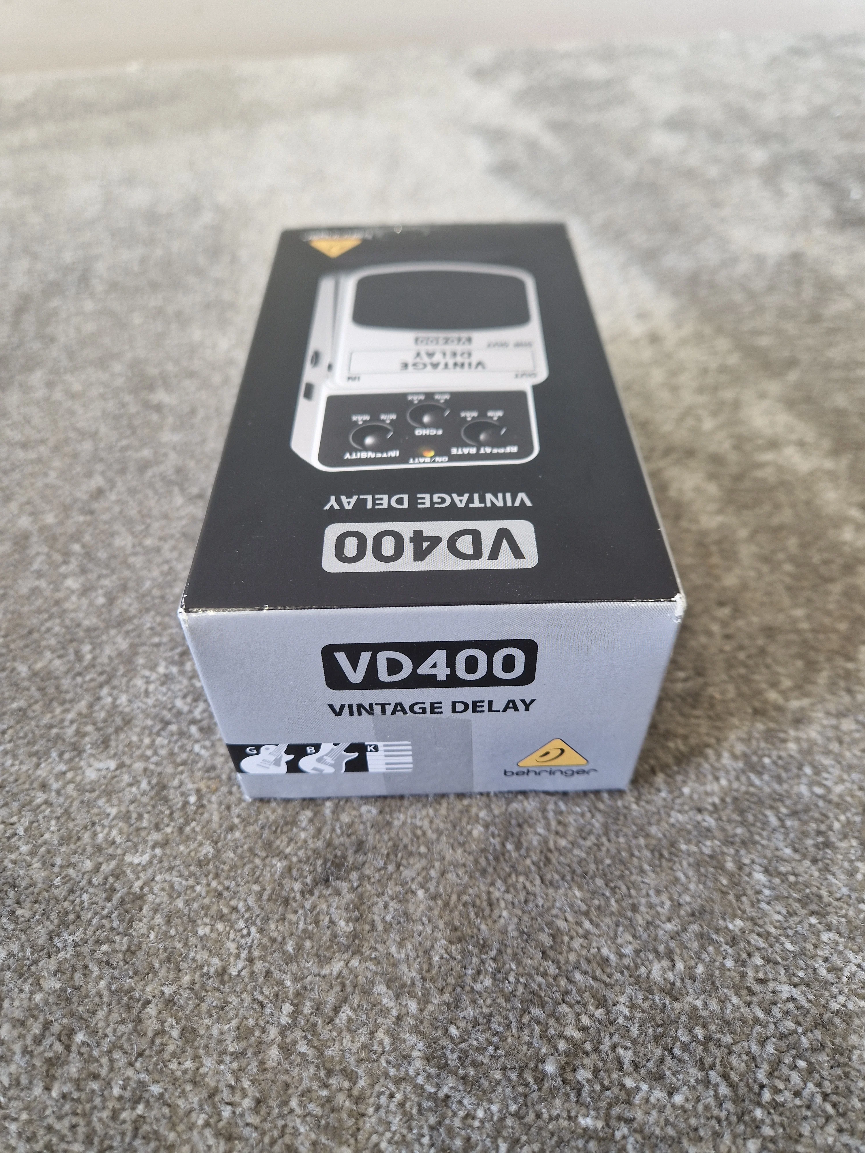 Behringer Vd400 - Vintage-Style Overdrive Pedal, True Bypass - Excellent w/ Original Box & Manuals - Image 3