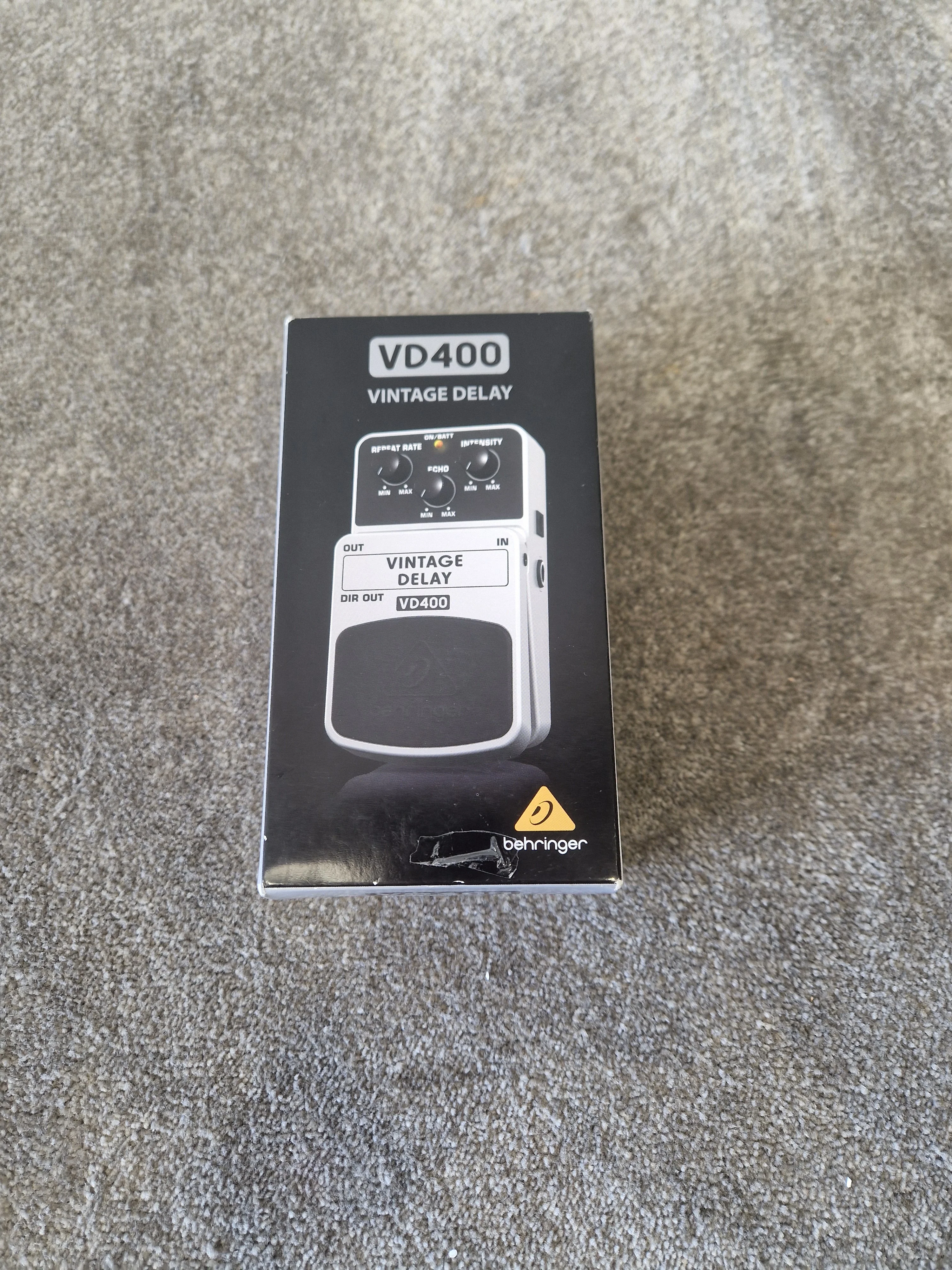 Behringer Vd400 - Vintage-Style Overdrive Pedal, True Bypass - Excellent w/ Original Box & Manuals - Image 6