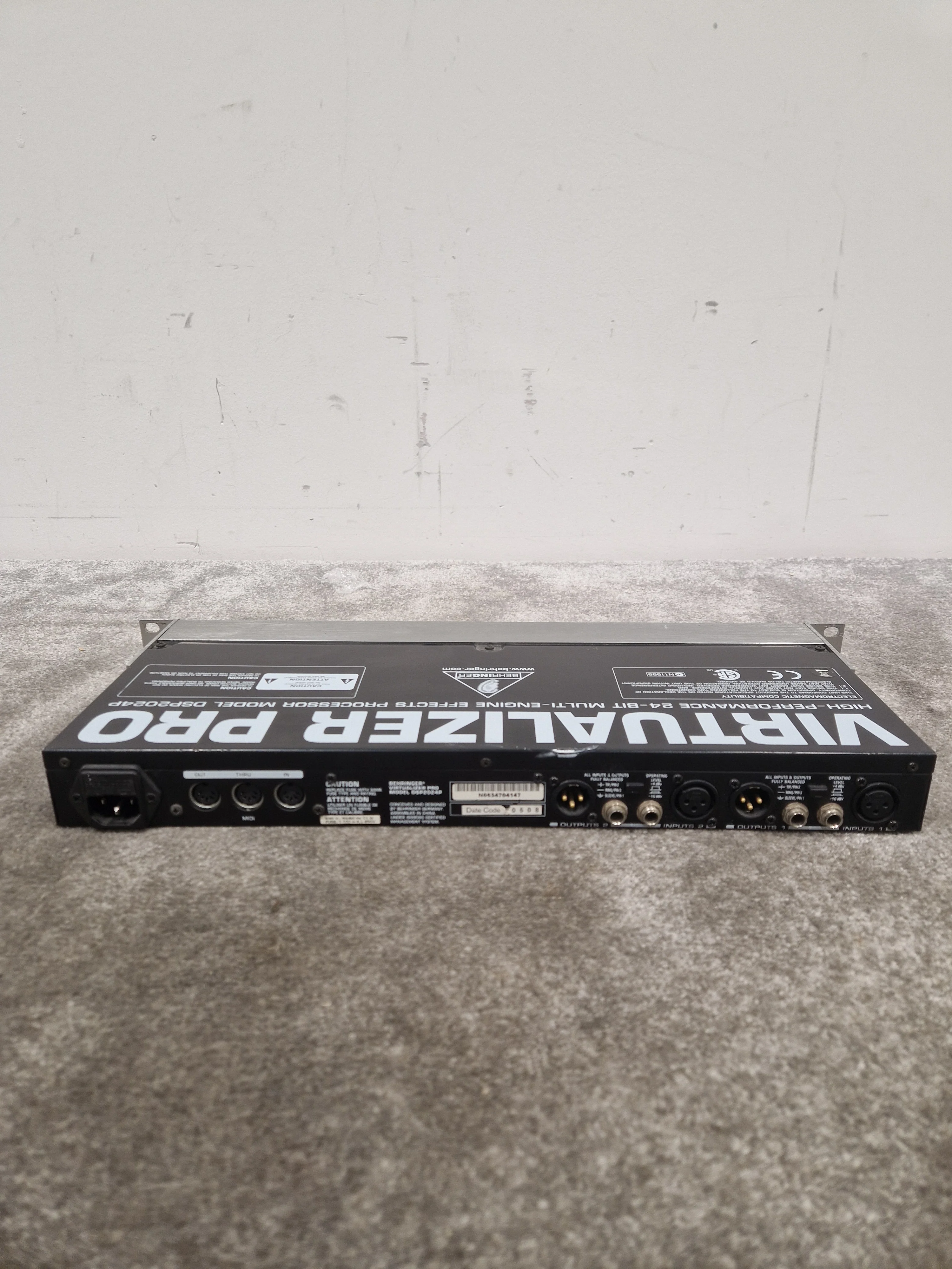 Behringer Virtualizer Pro DSP2024P Effects Processor - Multi-Effects Unit - Very Good w/ Power Supply - Image 7