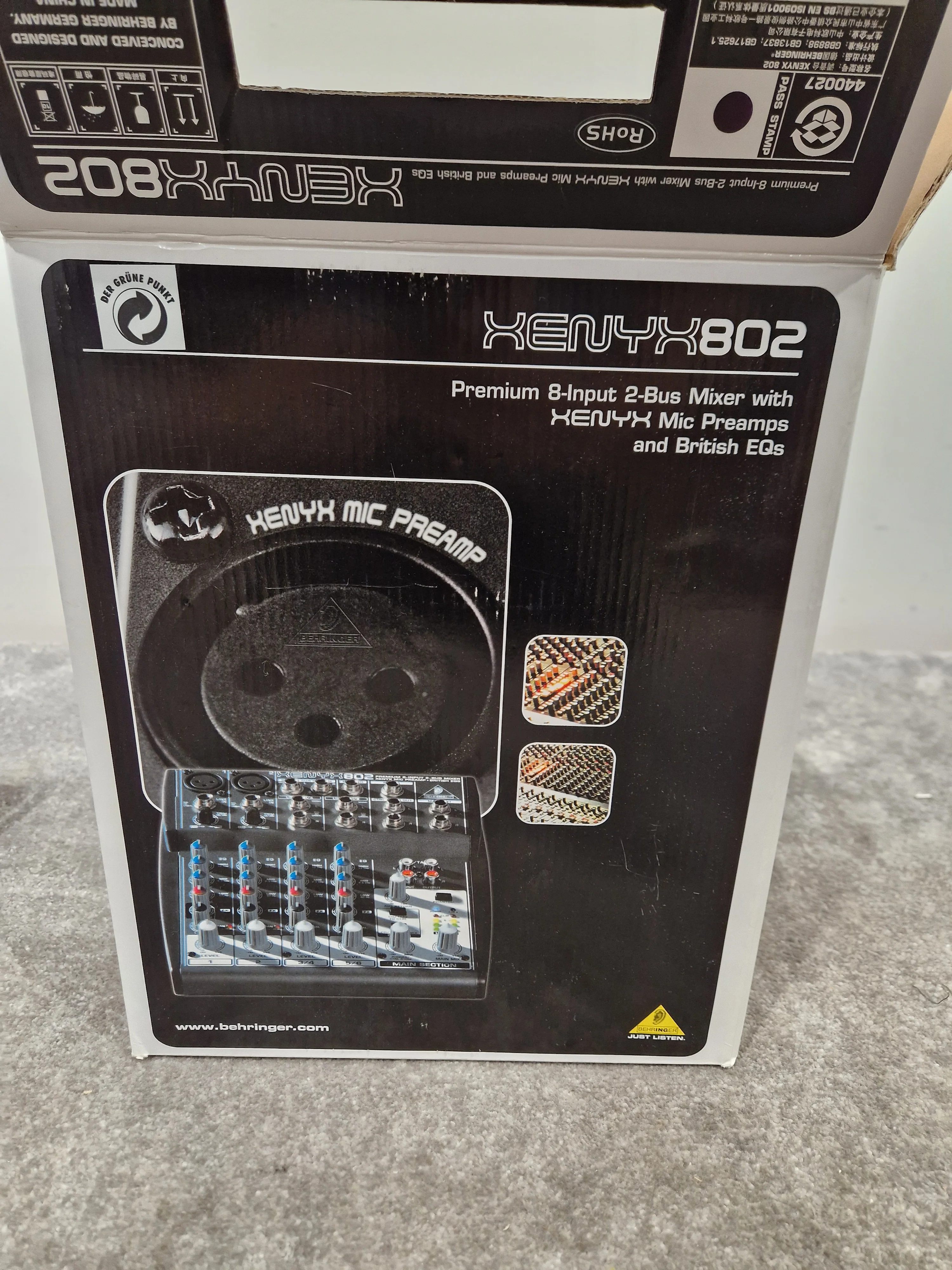 Behringer Xenyx 802 Mixer - 8-Input, 2-Bus - Very Good w/ Original Box & Power Supply & Manuals - Image 14