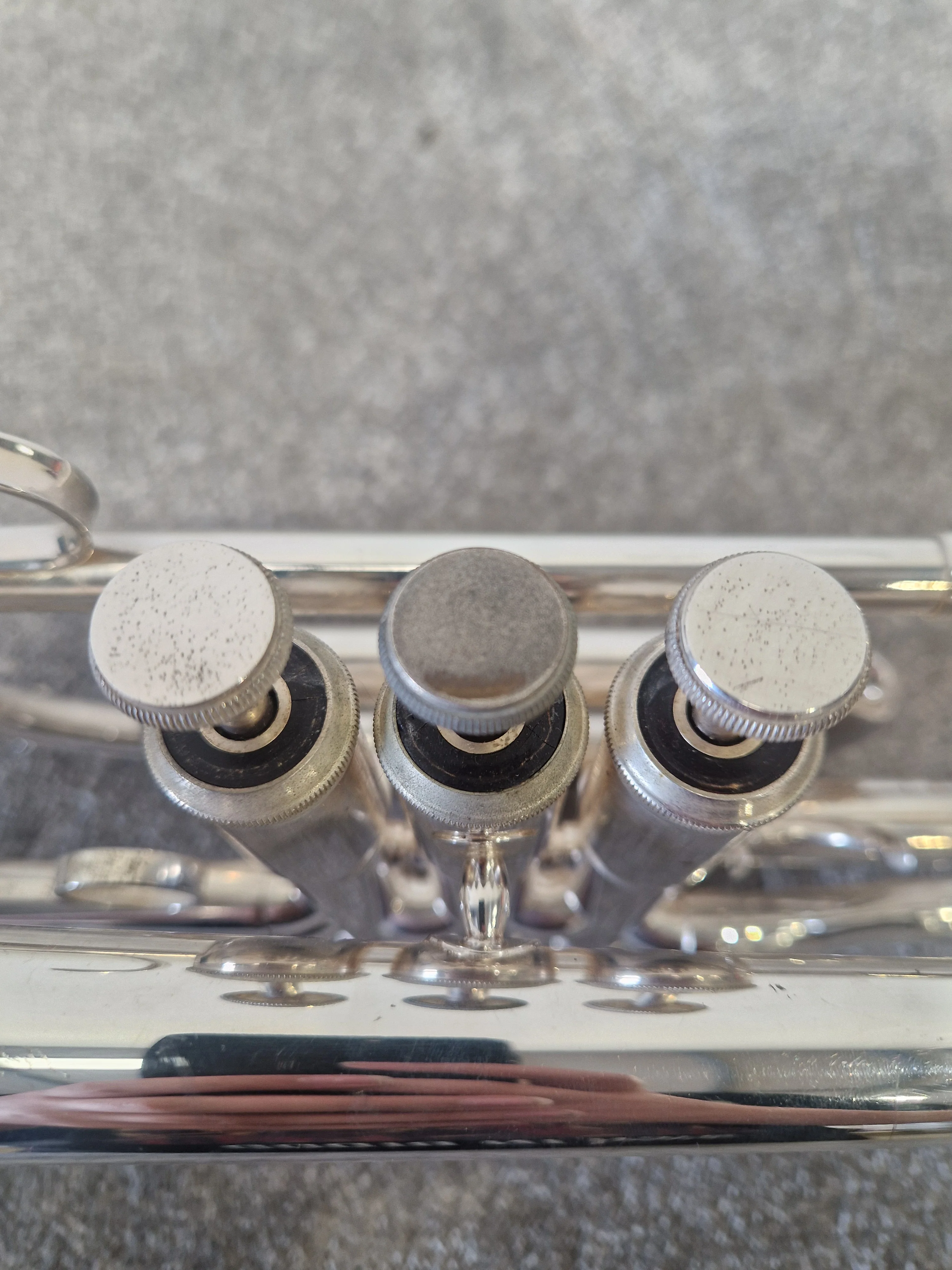 Besson Be1020 Silver Plate - Professional Cornet, Silver Plated - Good w/ Manuals & Certification & Soft Case - Image 3